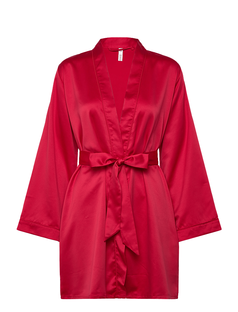 Hunkemöller - KIMONO SATIN - kimonos - chili pepper - 1