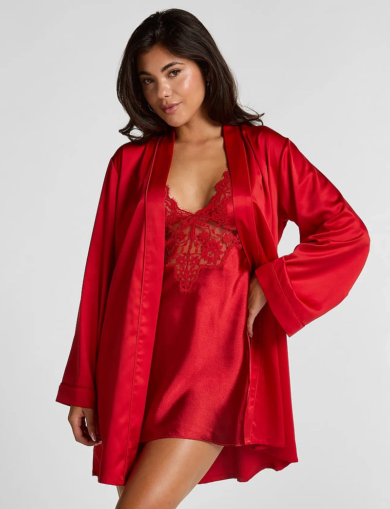 Hunkemöller - KIMONO SATIN - kimonos - chili pepper - 4