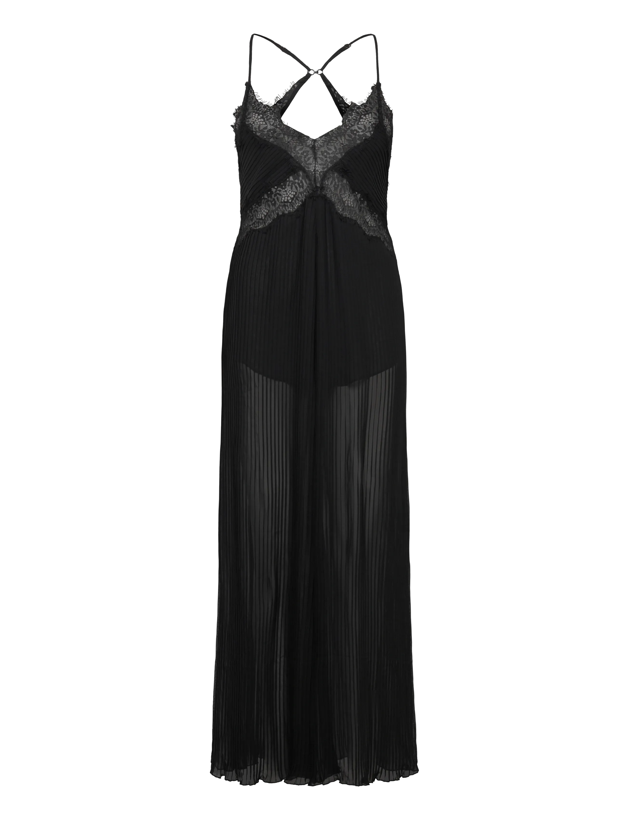 JUMPSUIT PLISSE ZAPHIRA - CAVIAR