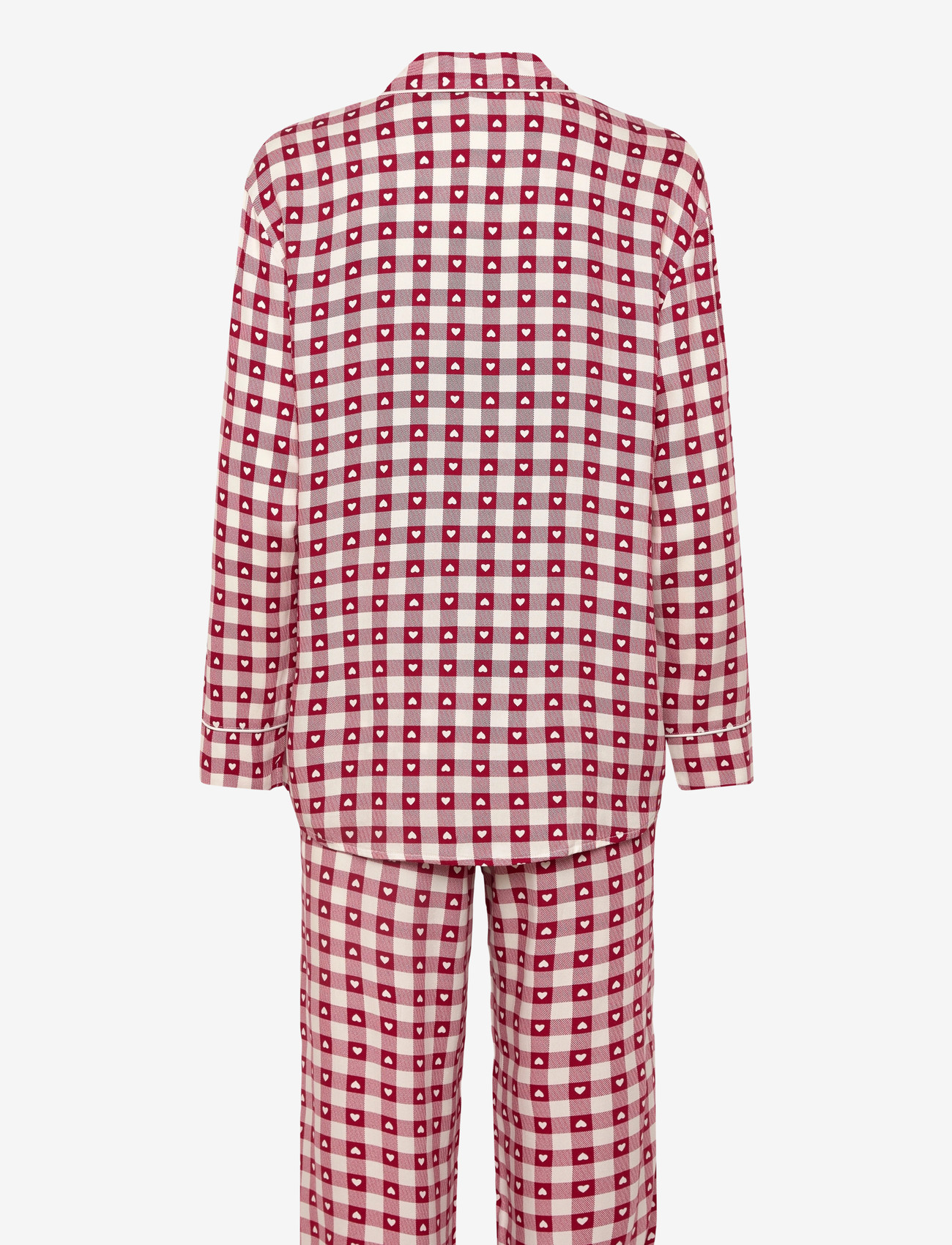 Hunkemöller - Pyjamaset Twill - pyjama's - red dahlia - 2