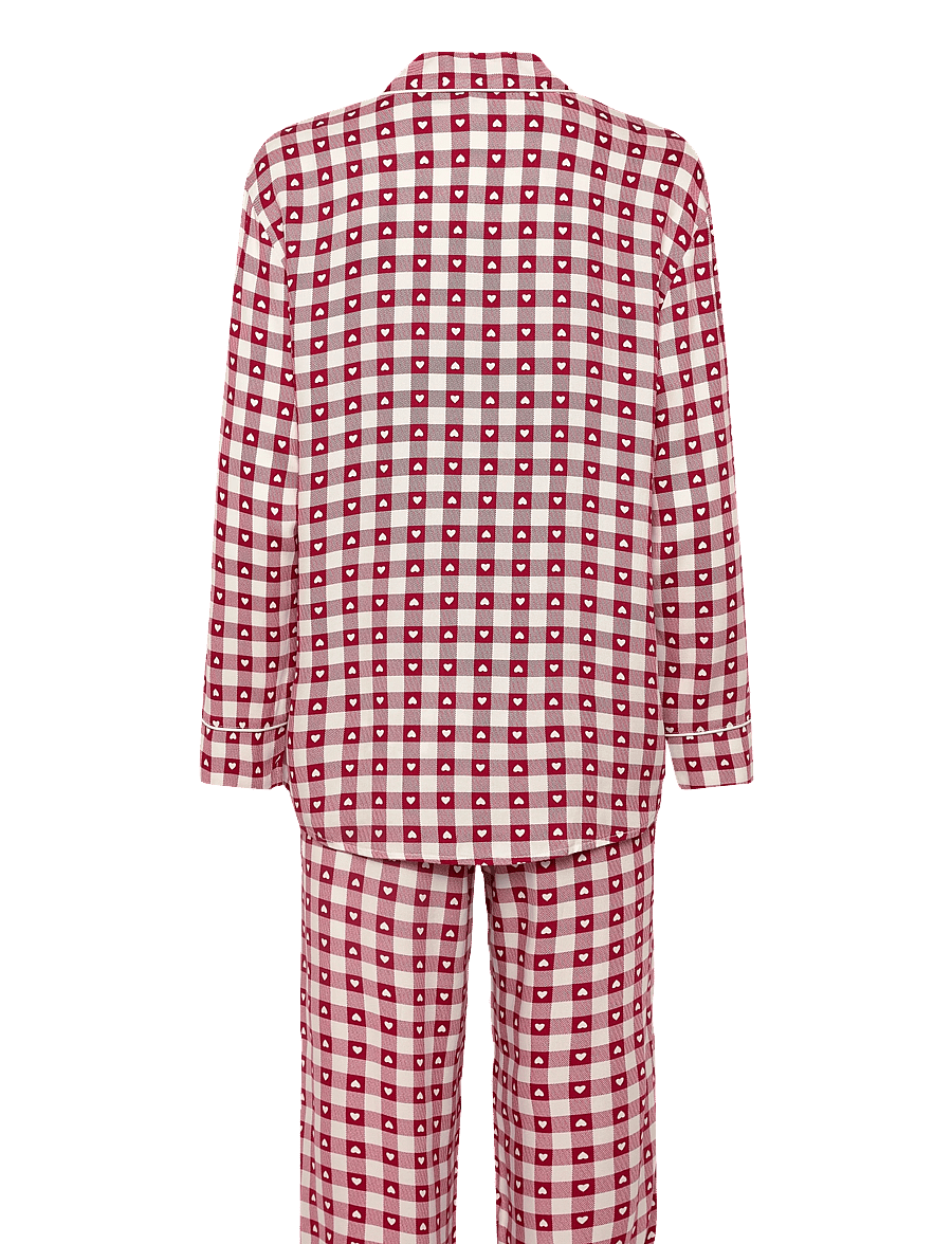 Hunkemöller - Pyjamaset Twill - pyjamas - red dahlia - 2