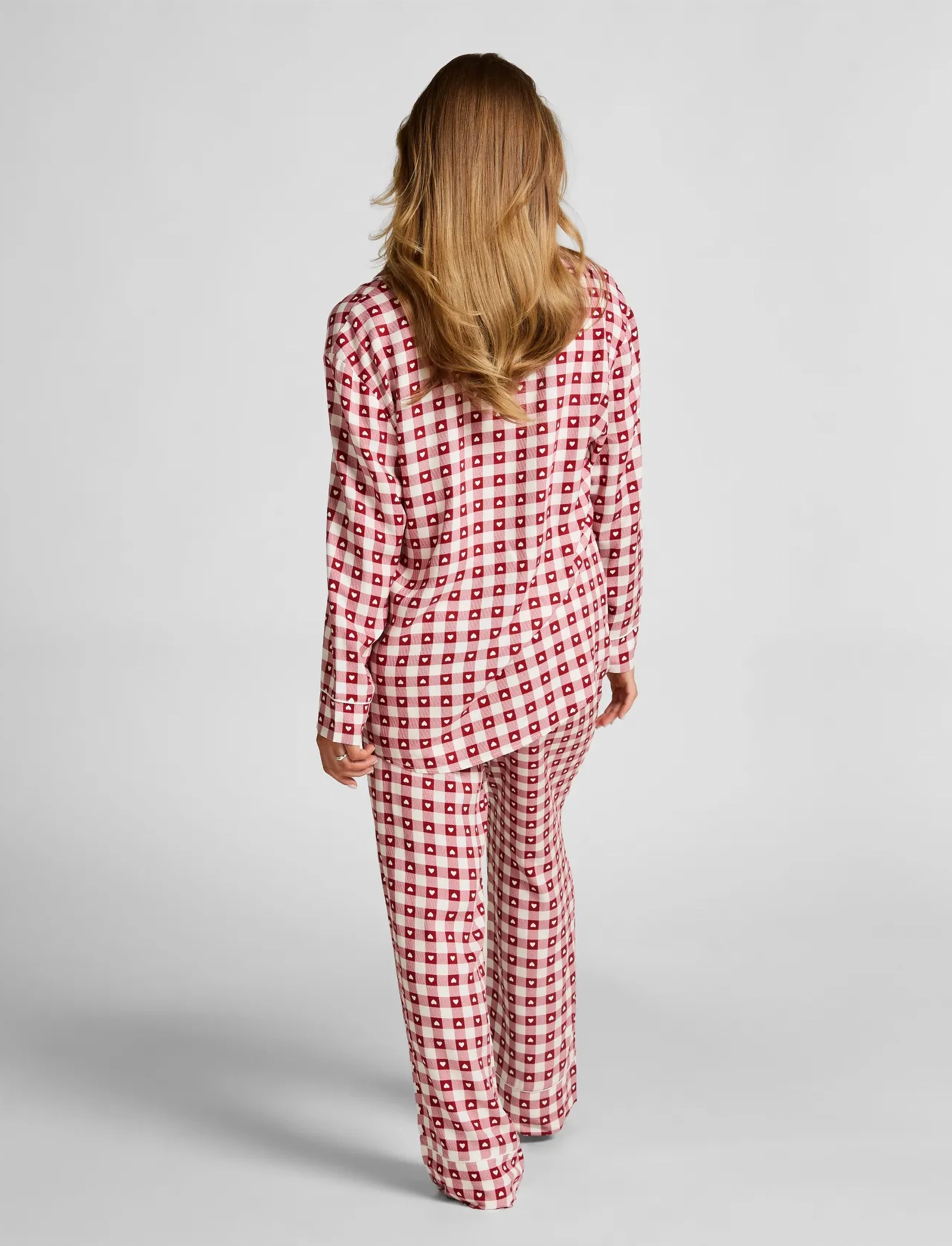 Hunkemöller Pyjamaset Twill pyjamas dam – bild 3