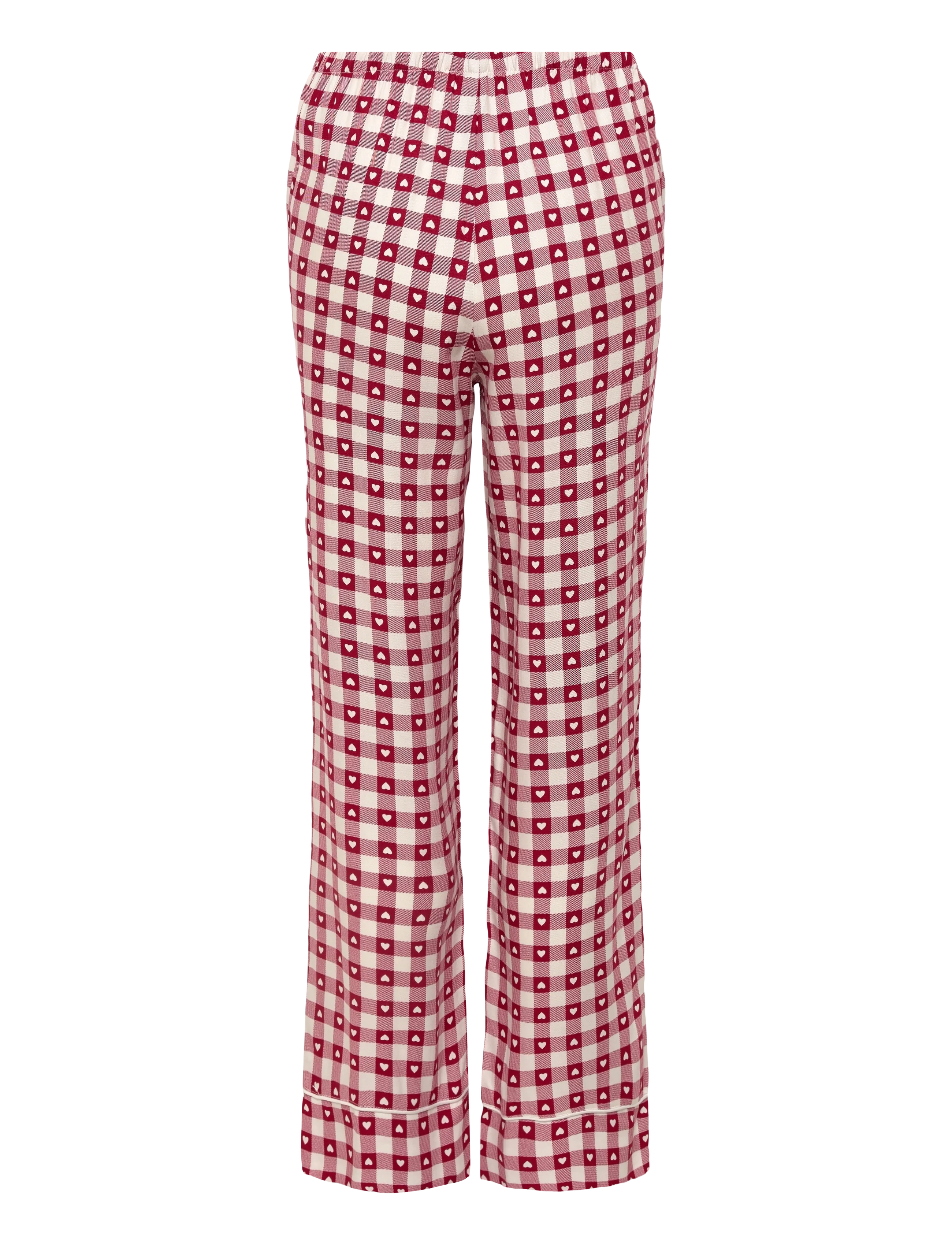 Hunkemöller - Pyjamaset Twill - birthday gifts - red dahlia - 4