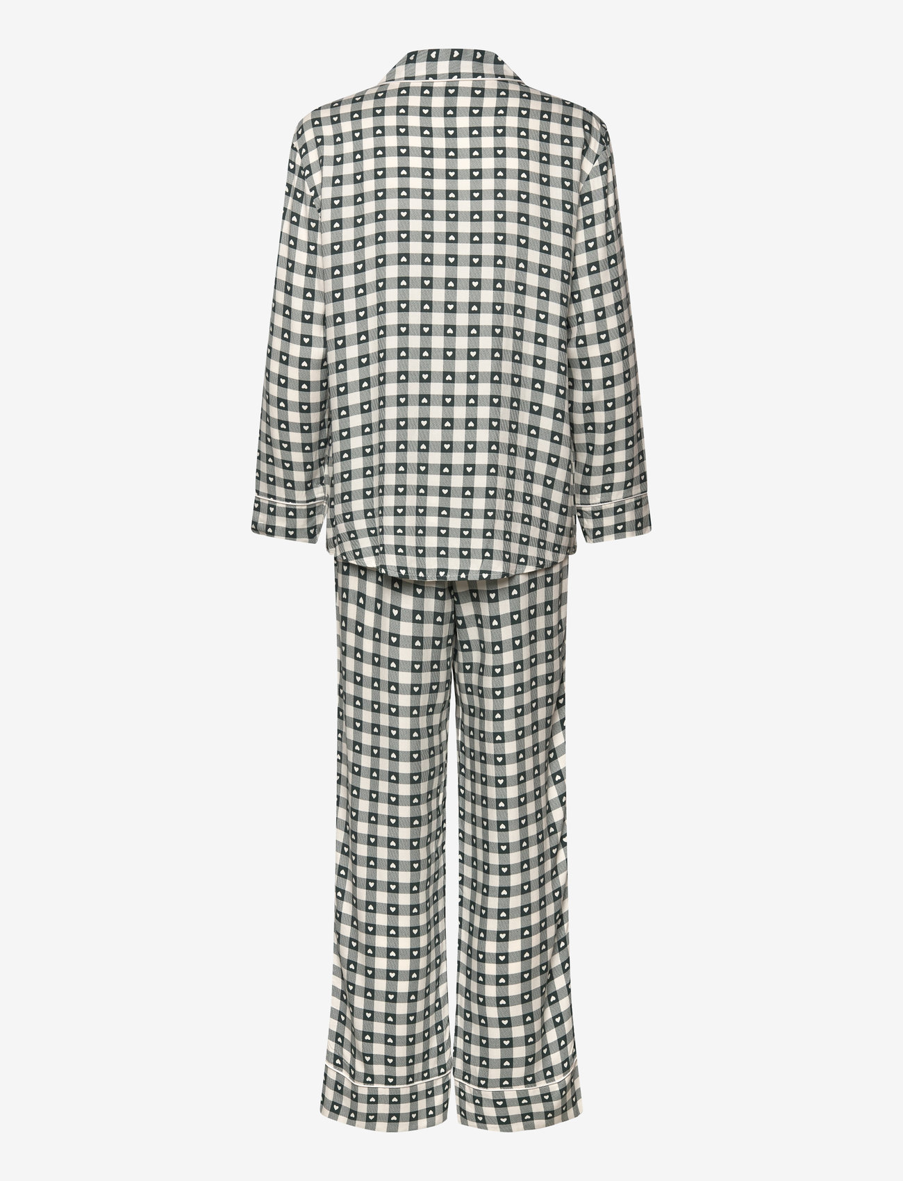 Hunkemöller - PJ LS VIS TWILL PRINT - geburtstagsgeschenke - green gables - 1