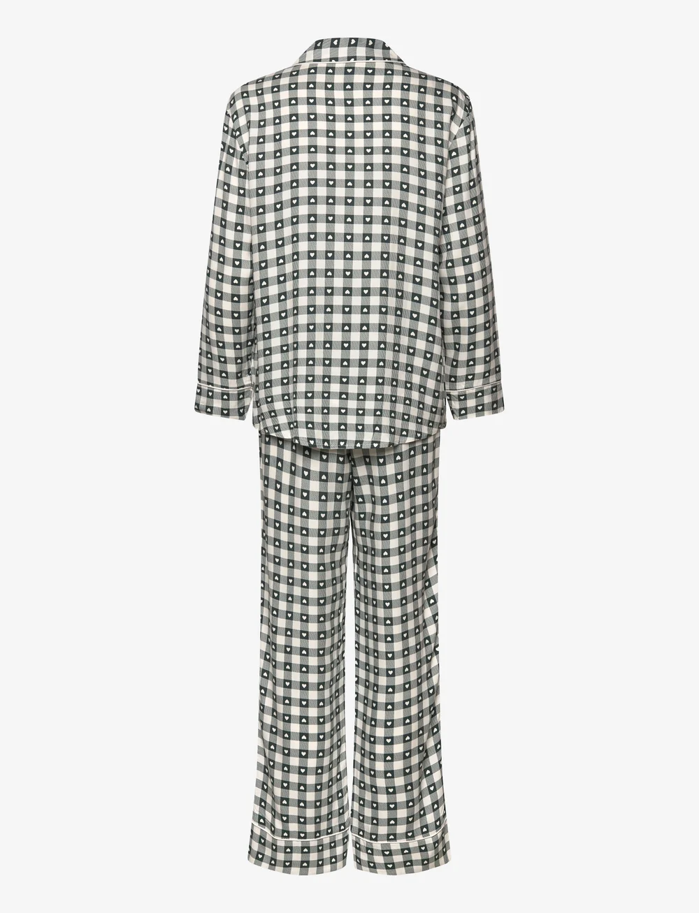 Hunkemöller - PJ LS VIS TWILL PRINT - pyjamas - green gables - 2