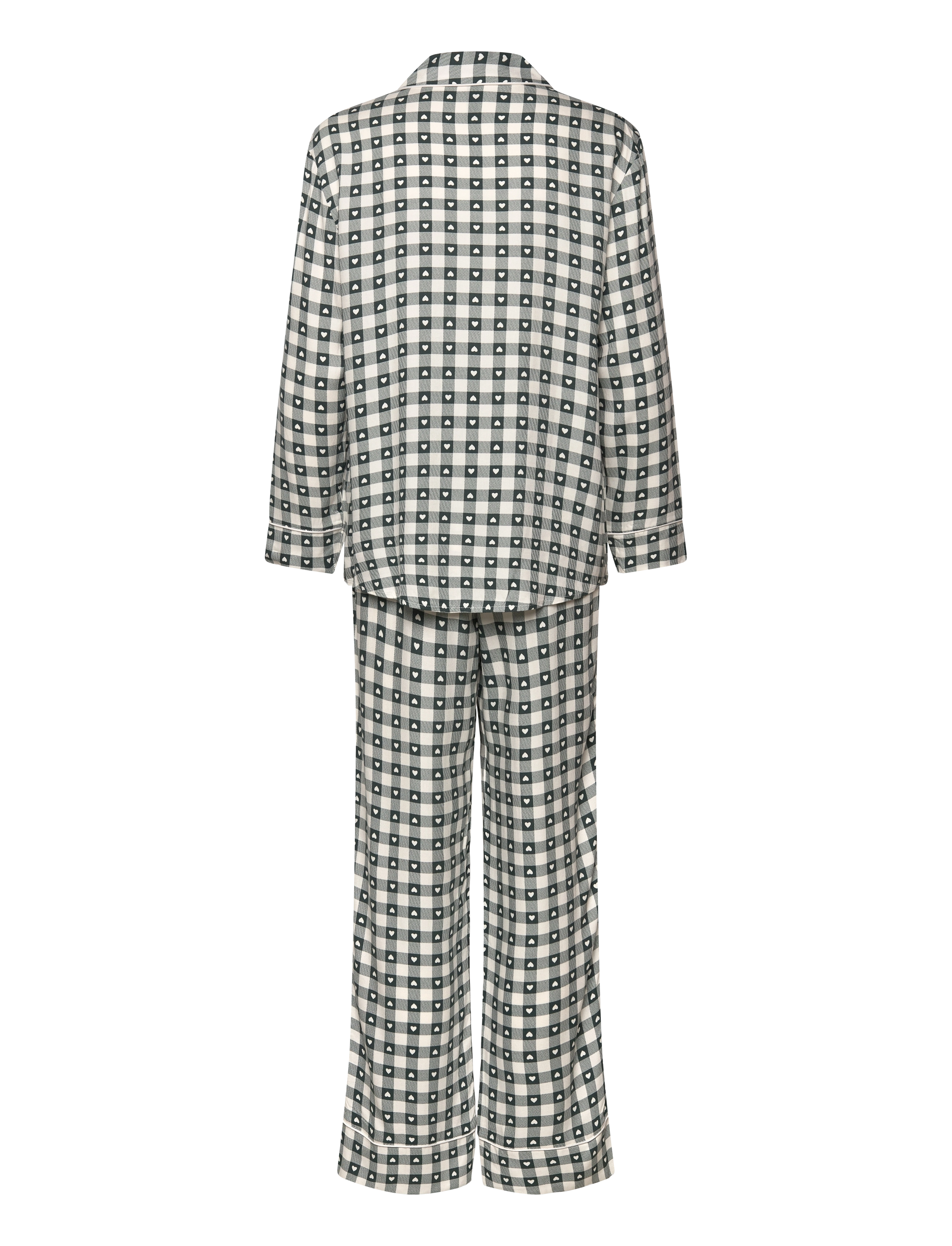 Hunkemöller - PJ LS VIS TWILL PRINT - pyjamas - green gables - 2
