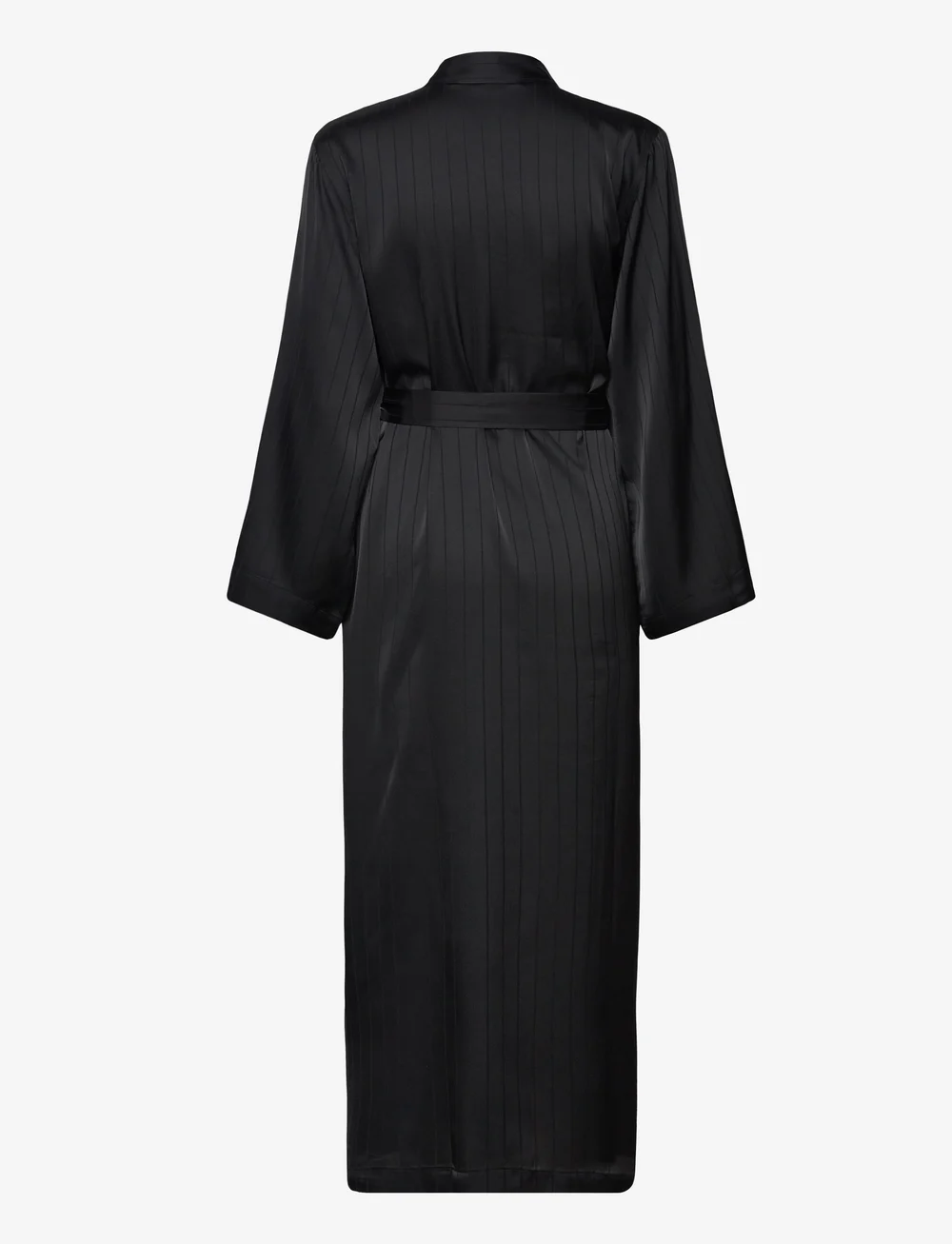 Hunkemöller - KIMONO LONG SATIN PINSTRIPE - kimonoer - caviar - 2