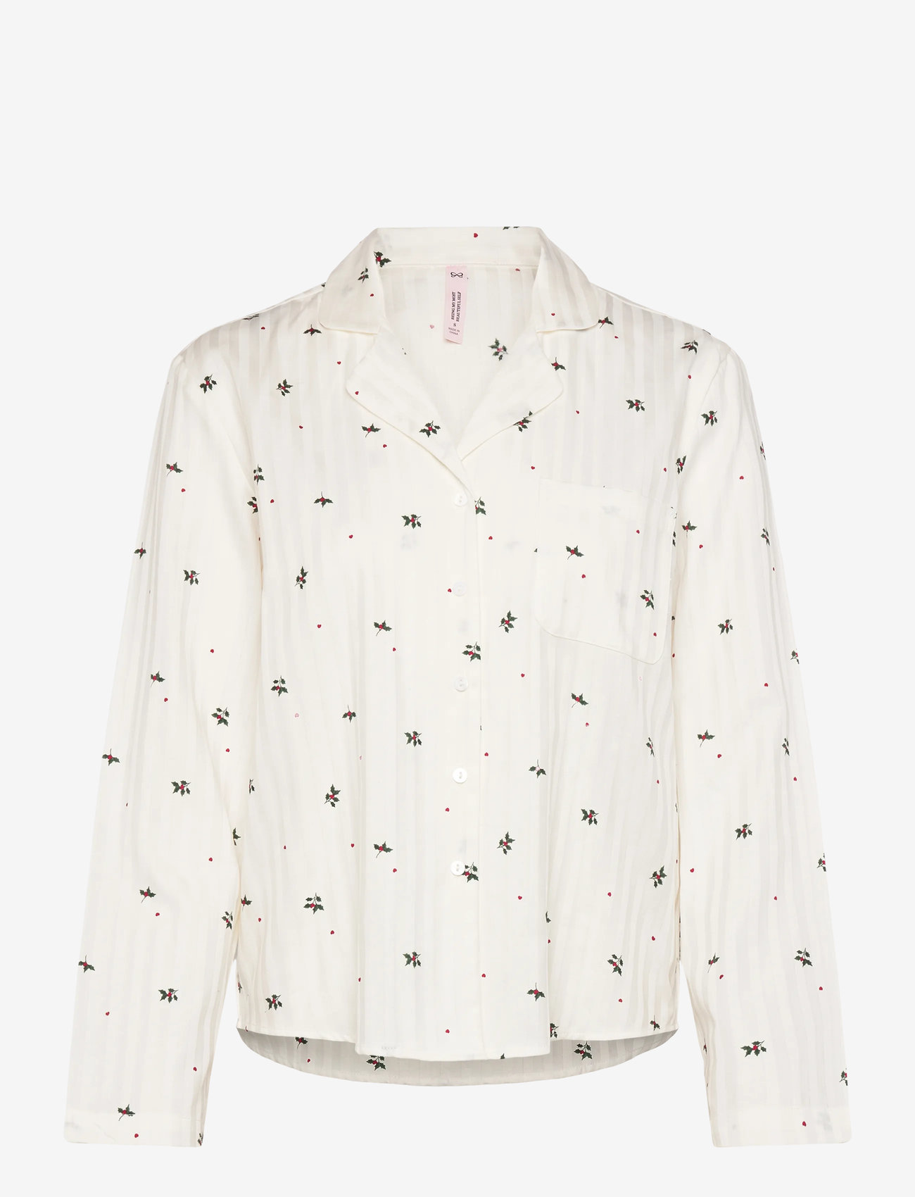 Hunkemöller - JACKET LS CO JACQUARD MISTLETO - overdele - gardenia - 1