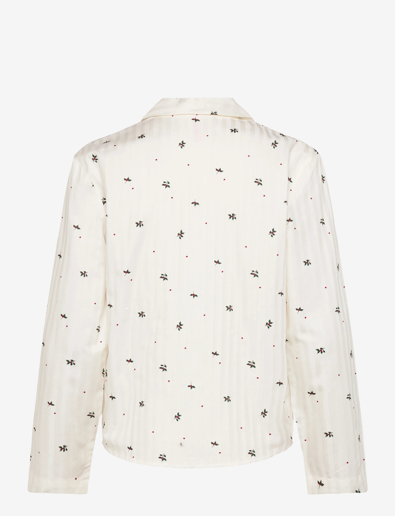 Hunkemöller - JACKET LS CO JACQUARD MISTLETO - overdele - gardenia - 2