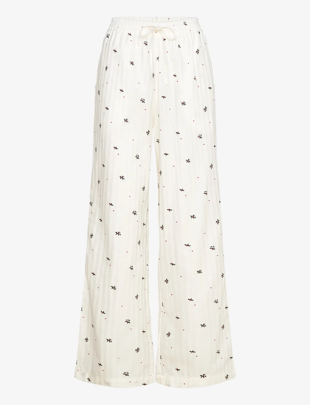 Hunkemöller - PANT CO JACQUARD MISTLETOE - natbukser - gardenia - 1