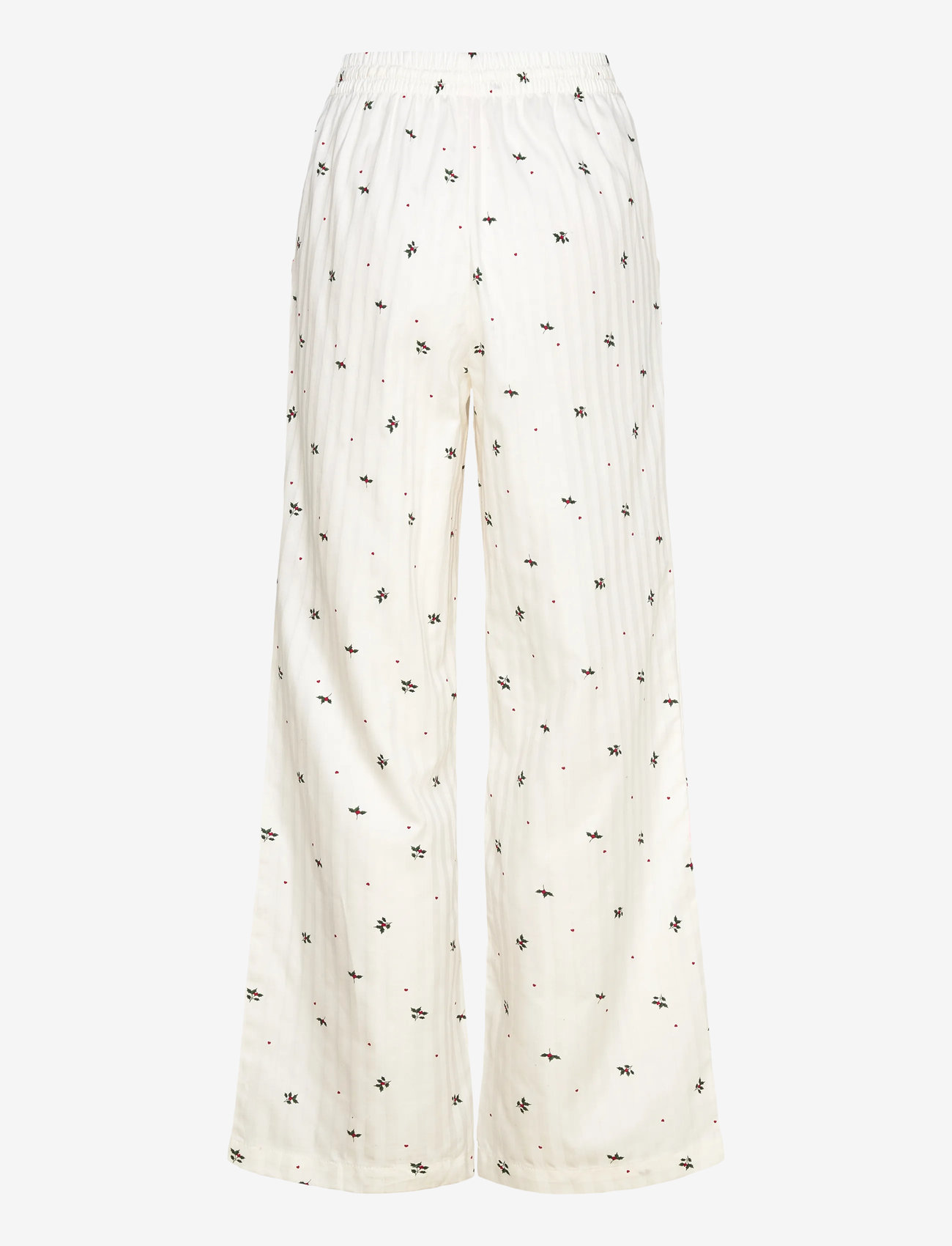 Hunkemöller - PANT CO JACQUARD MISTLETOE - pidžaamapüksid - gardenia - 2