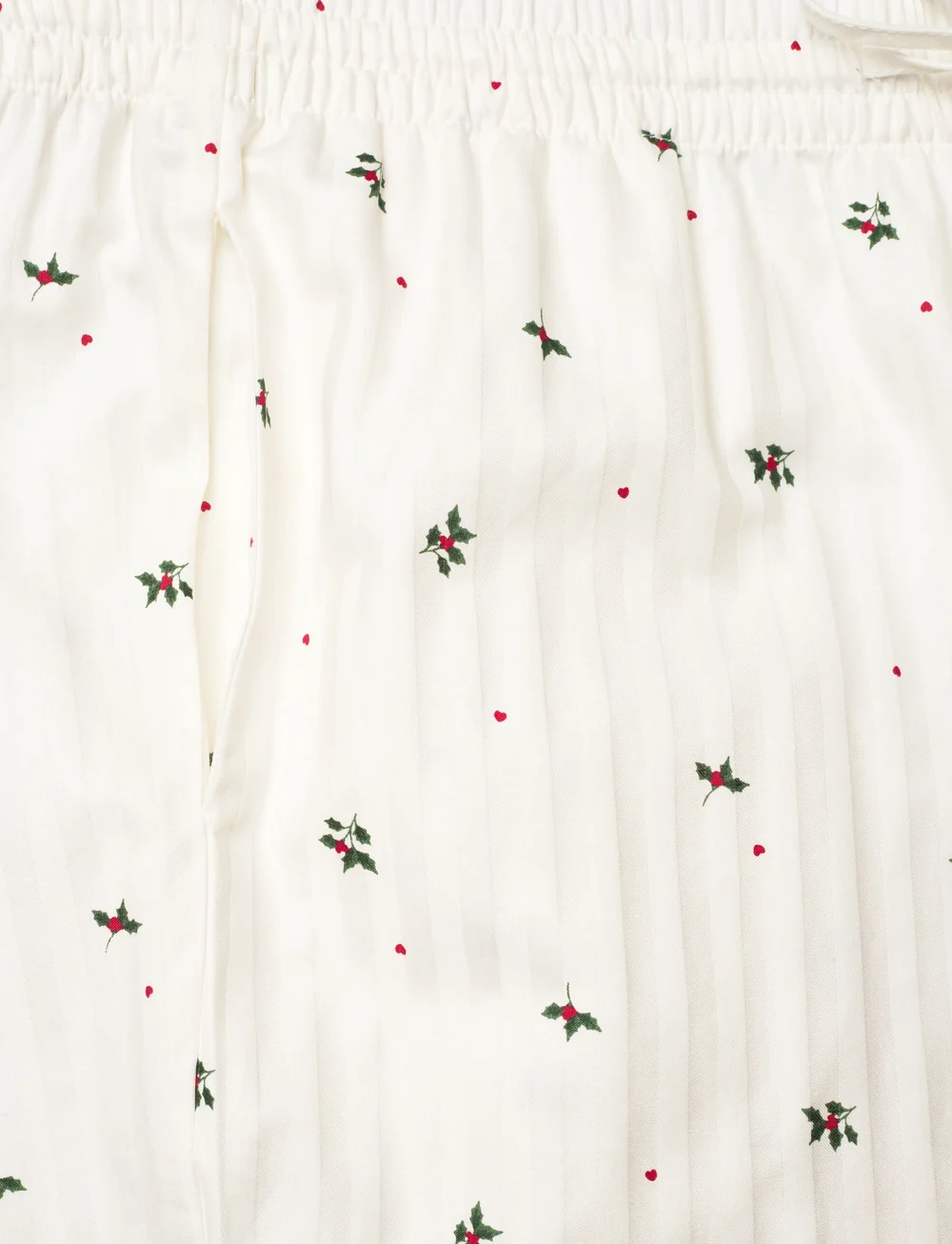 Hunkemöller - PANT CO JACQUARD MISTLETOE - natbukser - gardenia - 5