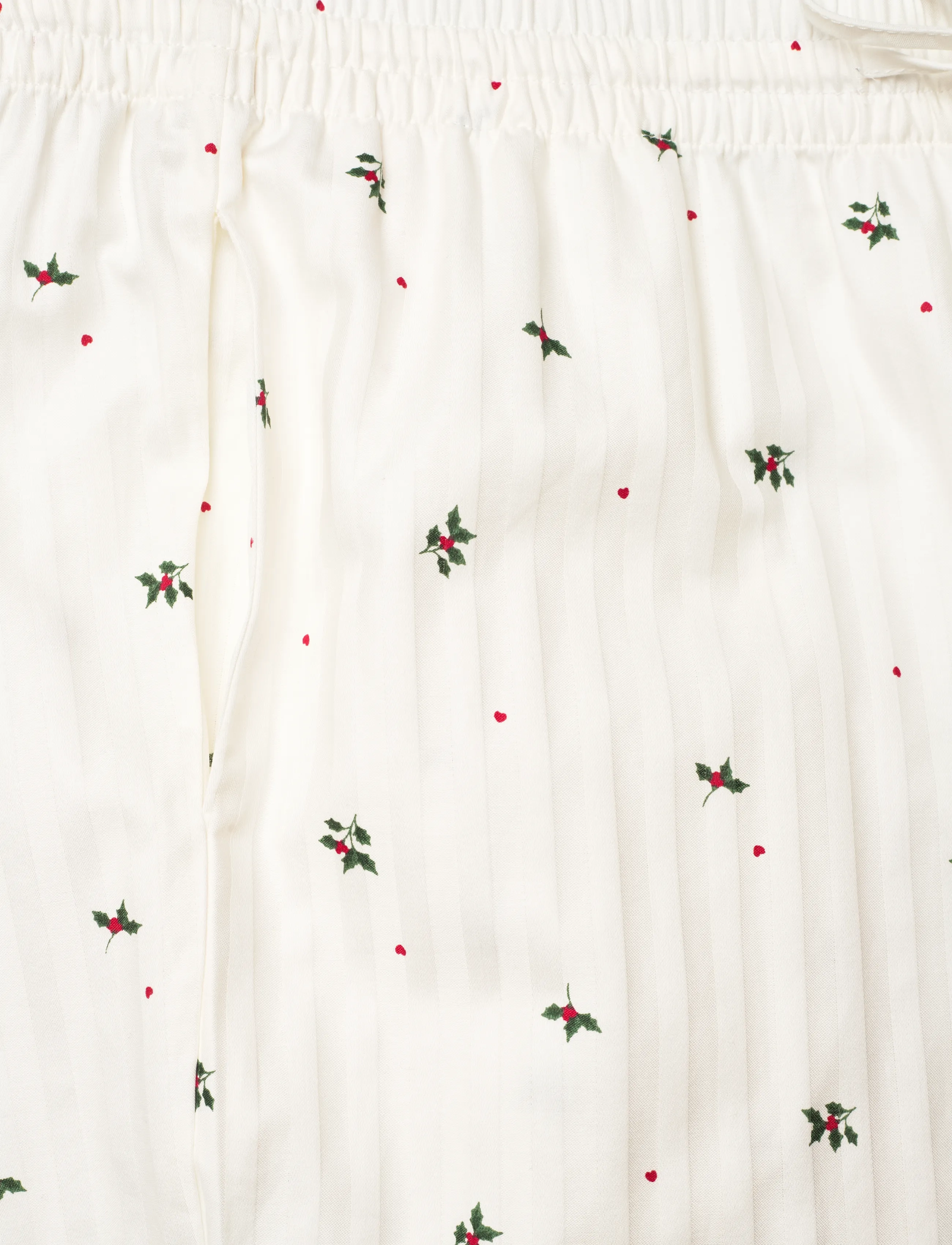 Hunkemöller - PANT CO JACQUARD MISTLETOE - laveste priser - gardenia - 5