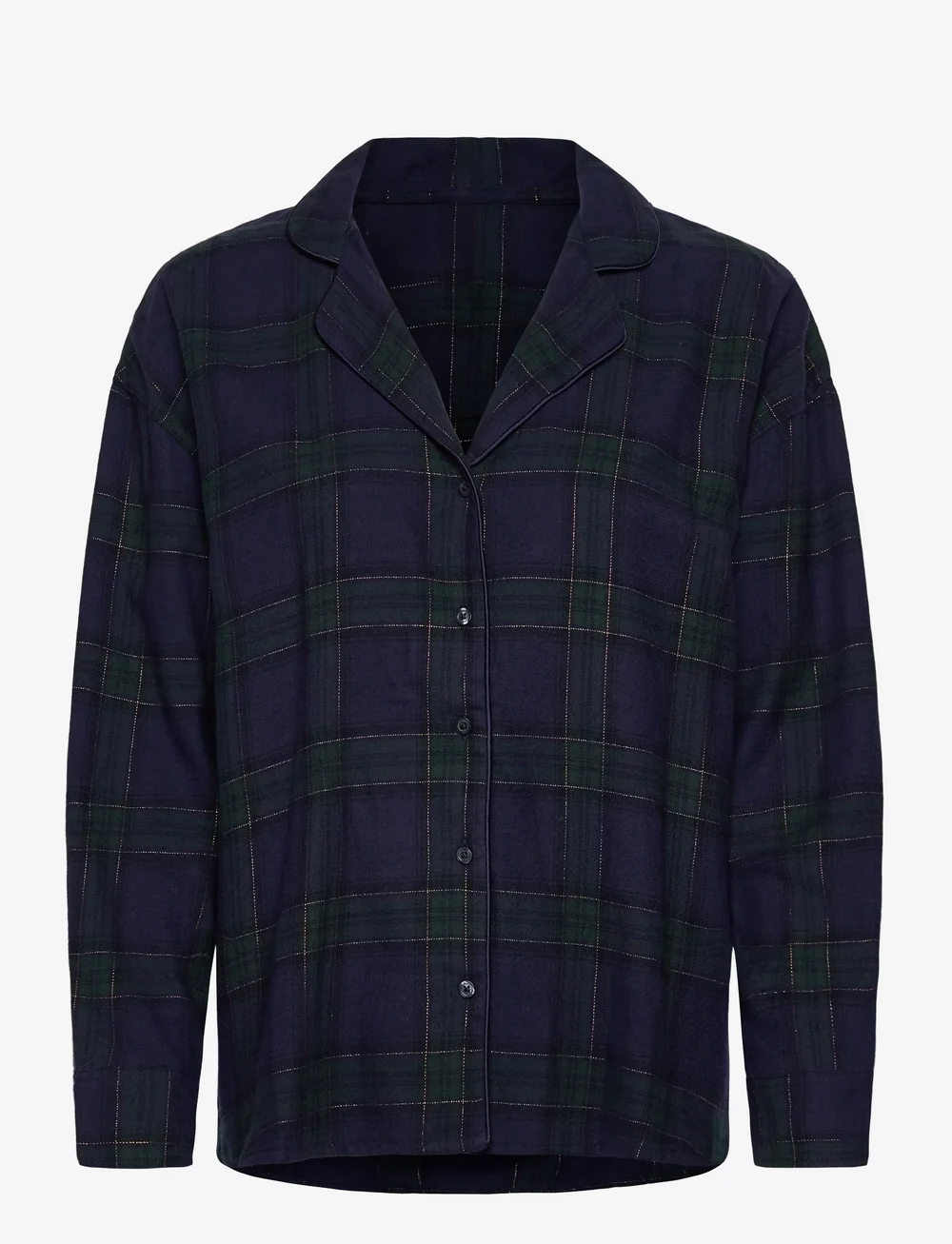 Hunkemöller - JACKET LS FLANNEL TWILL CHECK - overdele - naval academy - 1