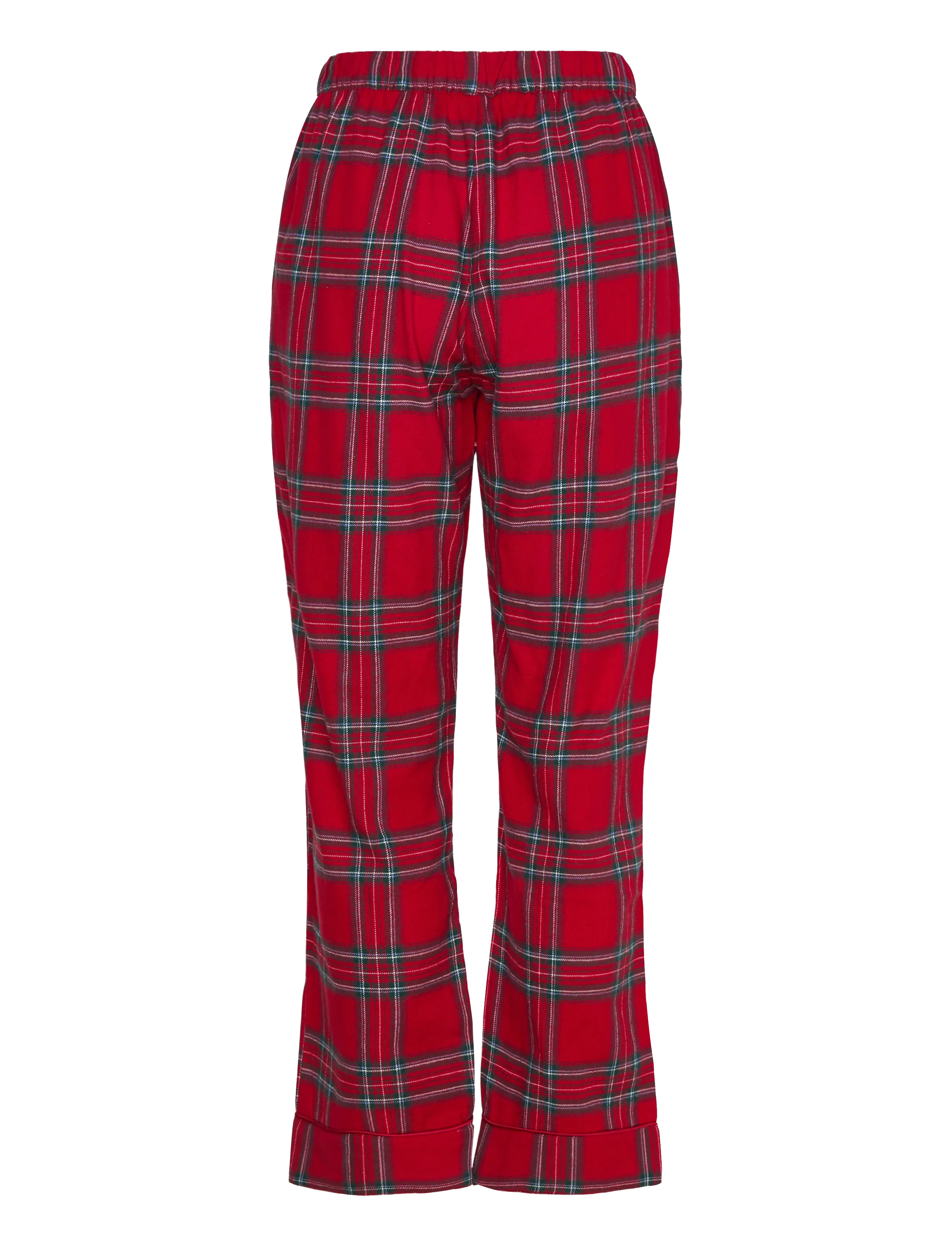 Hunkemöller - PANT FLANNEL STRAIGHT CHECK - bas de pyjama - savvy red - 2