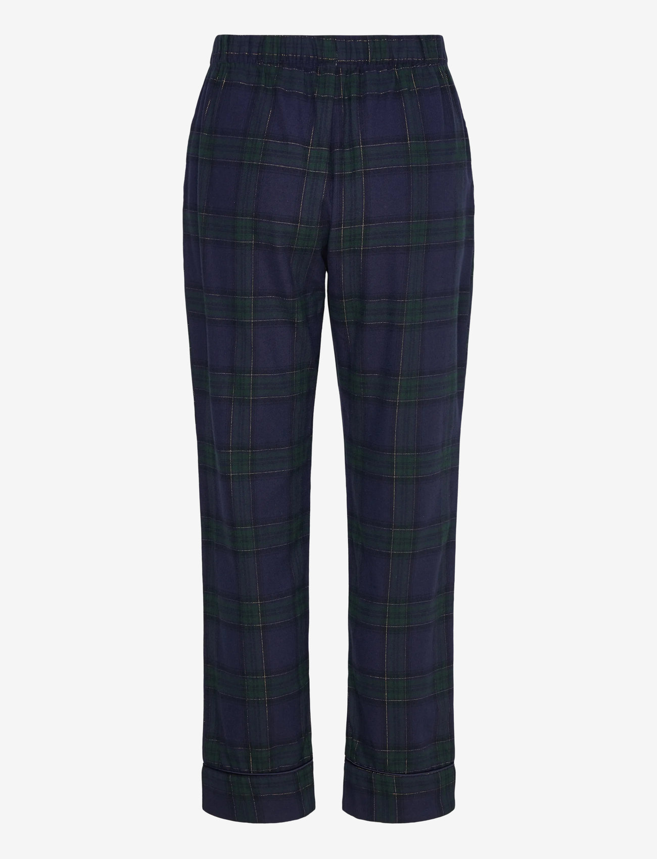 Hunkemöller - PANT FLANNEL STRAIGHT CHECK - pyjamahose - naval academy - 2