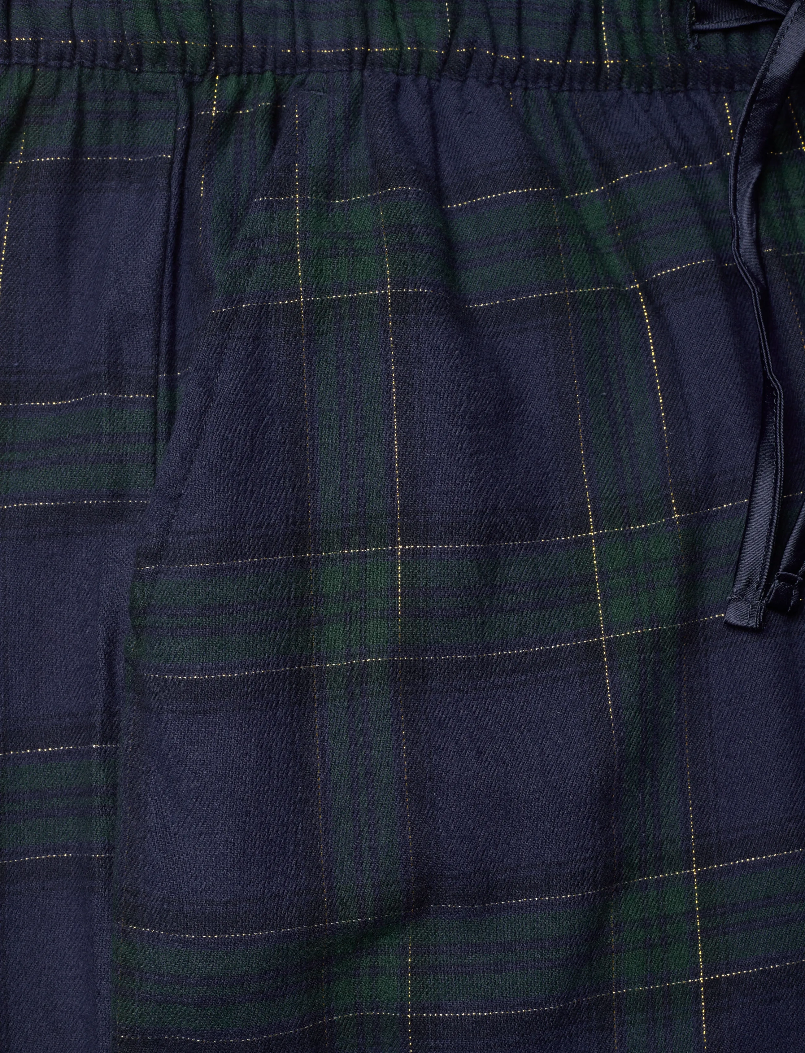 Hunkemöller - PANT FLANNEL STRAIGHT CHECK - naval academy - 5