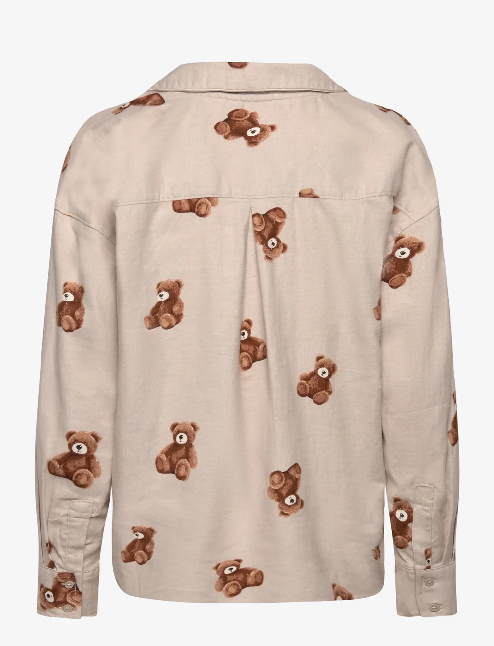 Hunkemöller - JACKET LS FLANNEL TWILL BEAR - overdele - gray morn - 2