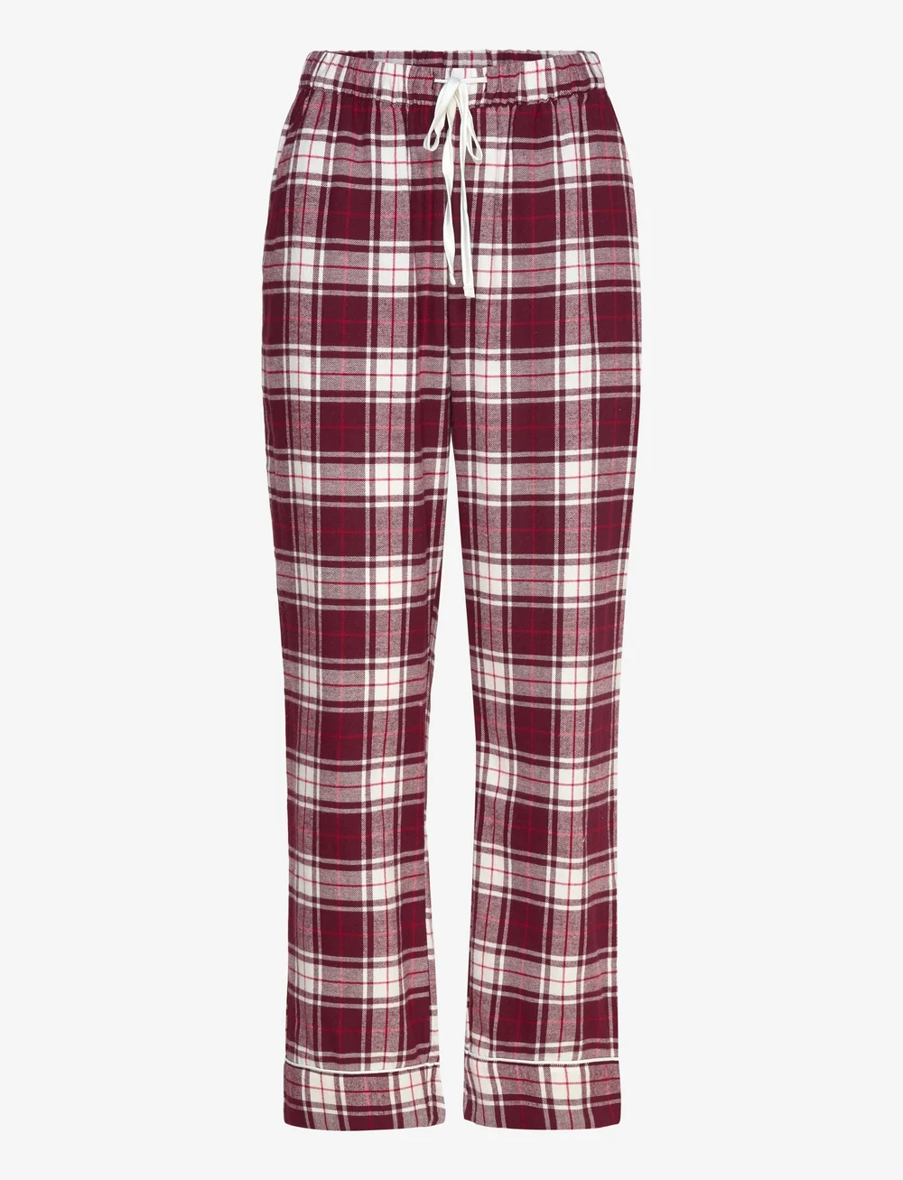 Hunkemöller - Flannel Pyjama Pants - julepyjamas - windsor wine - 1