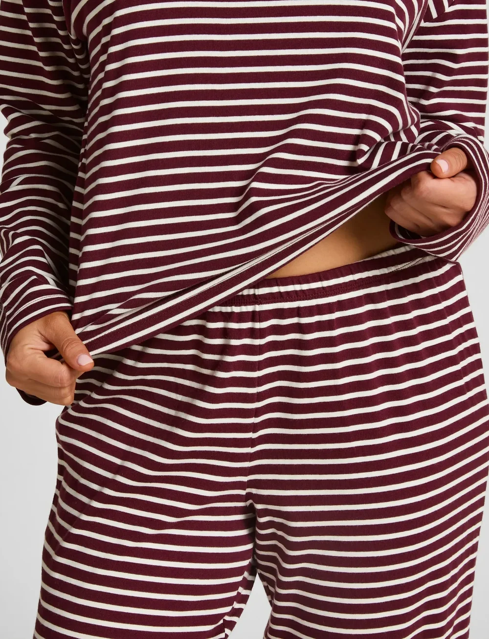 Hunkemöller - Pyjamaset Cotton Jersey - pyjamas - windsor wine - 5