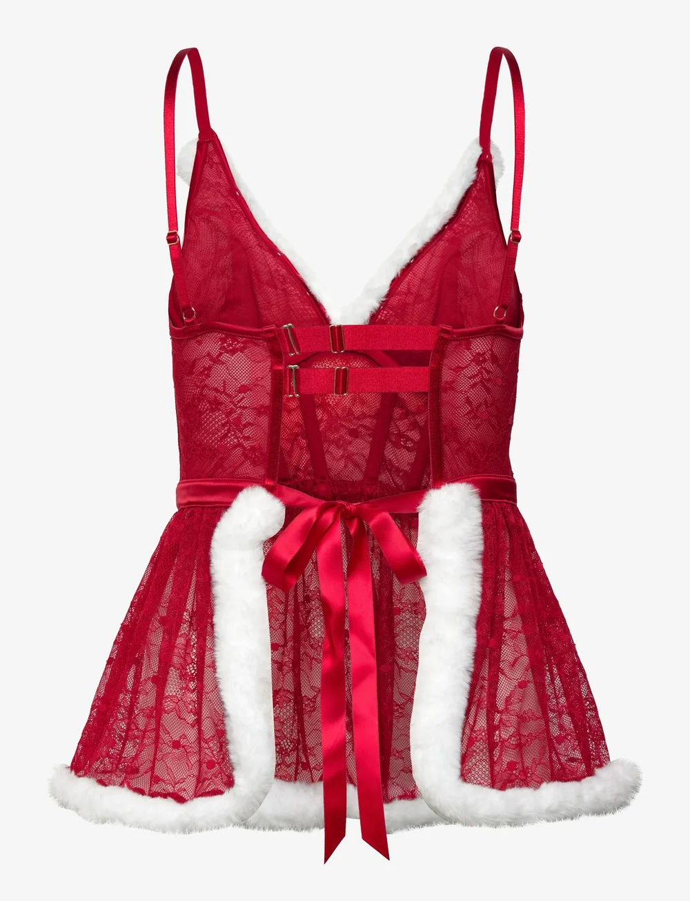Hunkemöller - SD WIRED SANTA ALLOVER LACE - nachthemden - chili pepper - 2