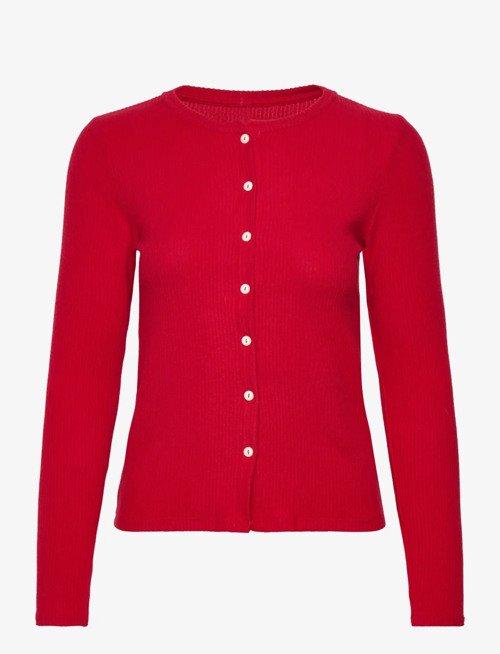 Hunkemöller - Cardigan Brushed Jersey - julepyjamas - savvy red - 1