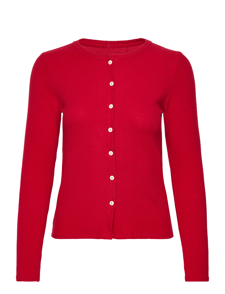 Hunkemöller - Cardigan Brushed Jersey - topi - savvy red - 1
