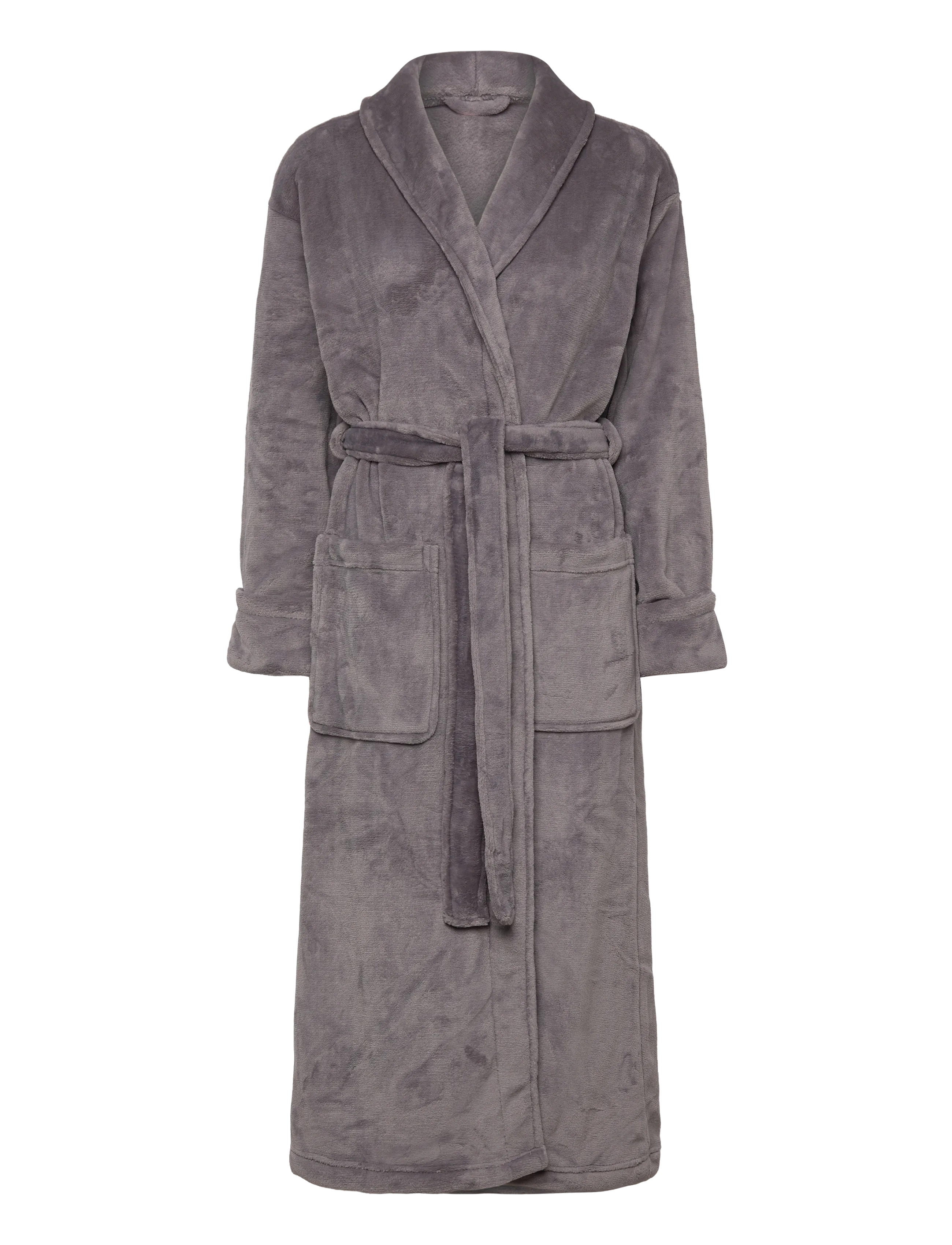 Soft Fleece Bathrobe - VOLCANIC GLASS