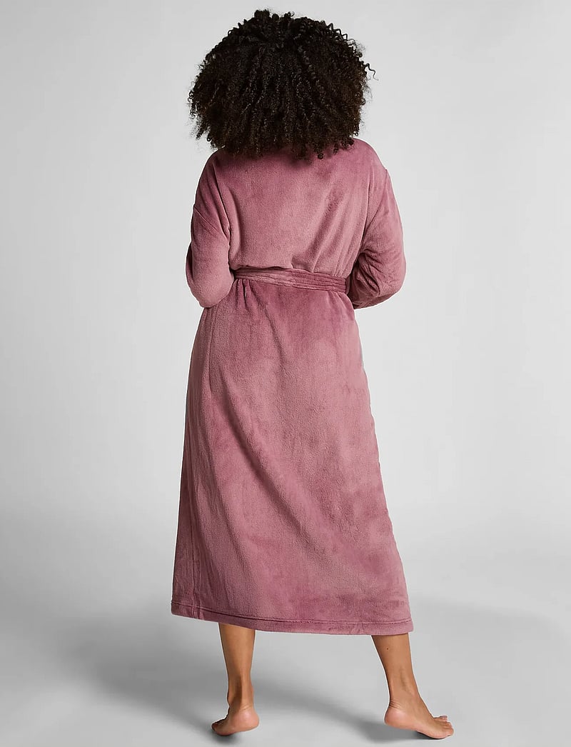 Hunkemöller - Soft Fleece Bathrobe - bademäntel - hkm purple - 4