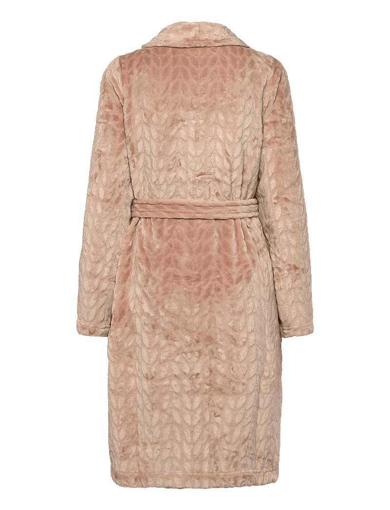 Hunkemöller - Robe Short Flannel - bademäntel - hkm tan - 2