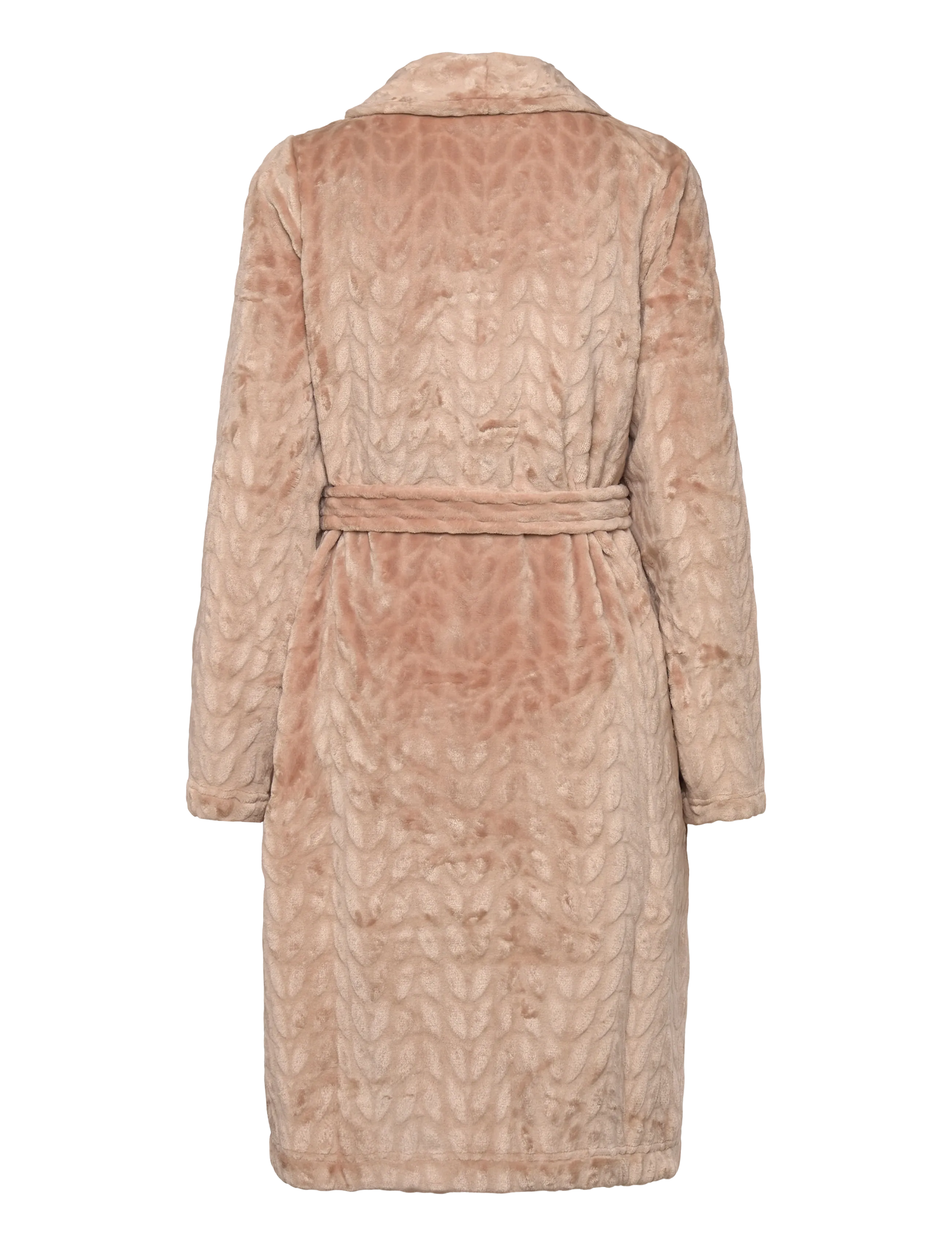 Hunkemöller - Robe Short Flannel - prezenty urodzinowe - hkm tan - 2