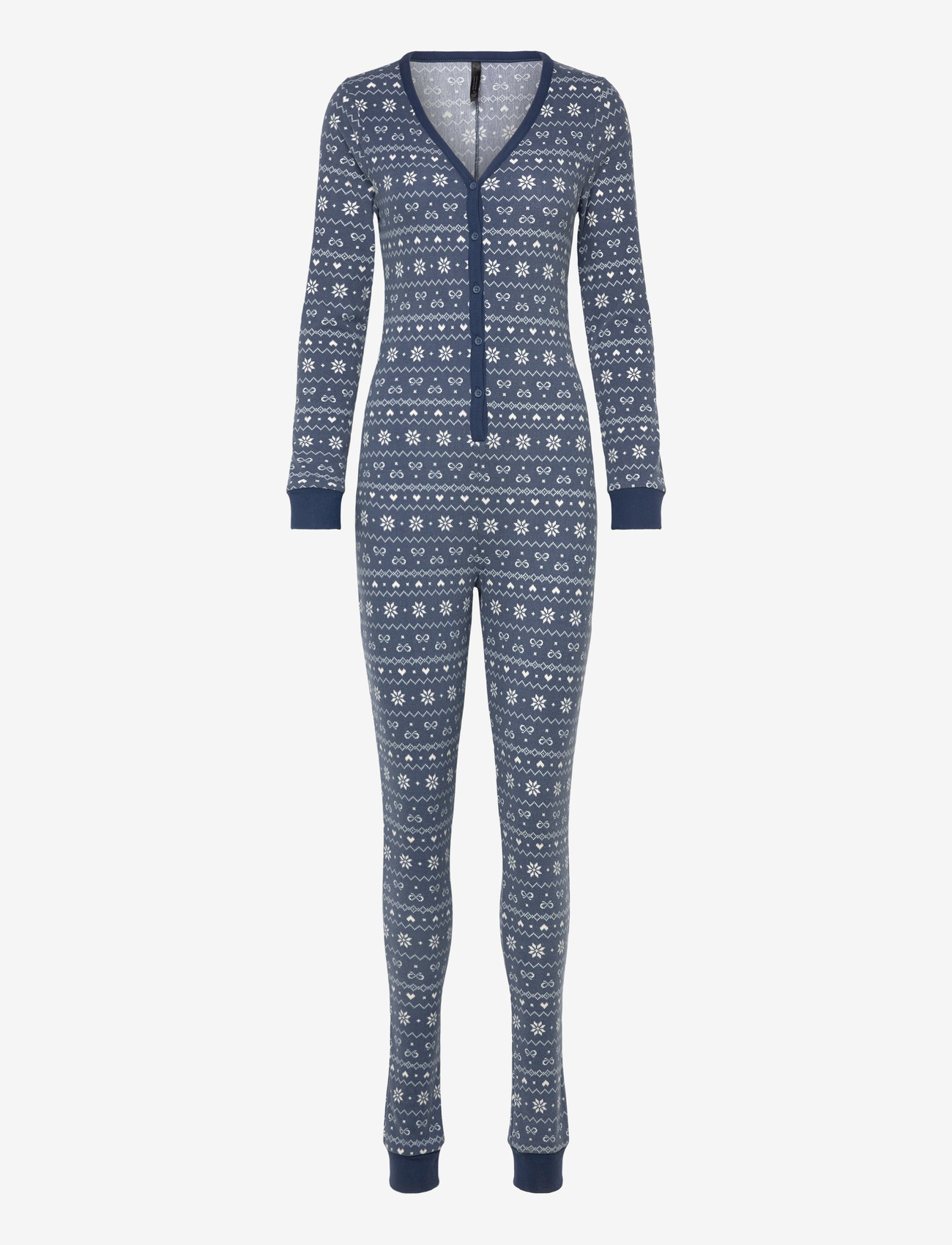 Hunkemöller - Onesie Jersey Fairisle - pyjamas - vintage indigo - 1
