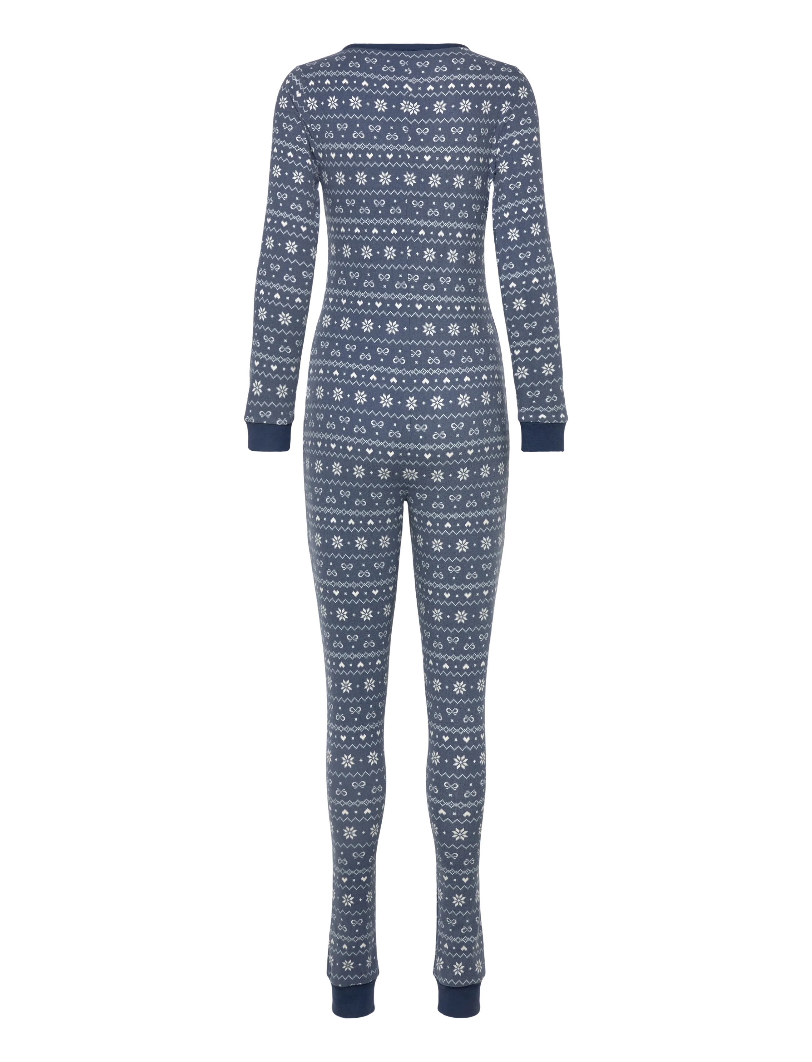 Hunkemöller - Onesie Jersey Fairisle - vintage indigo - 2
