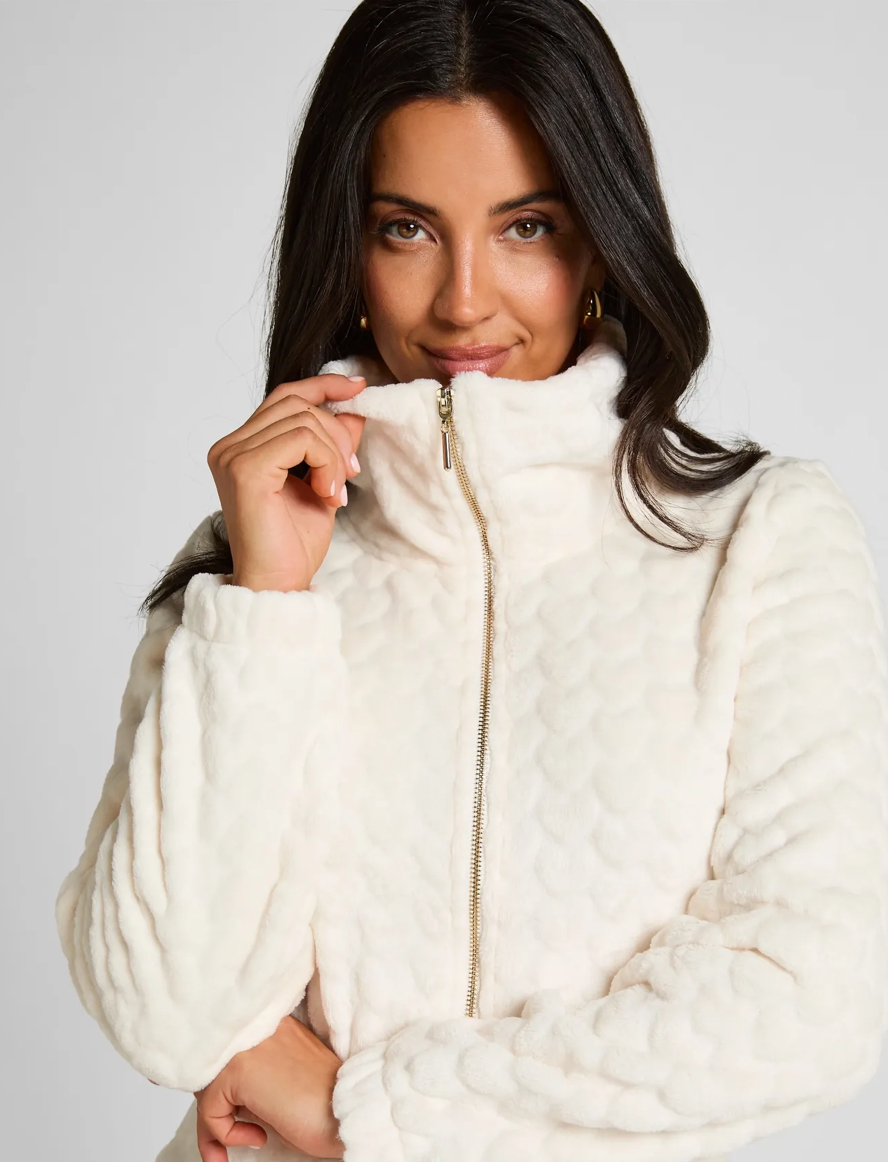 Hunkemöller - Onesie Cable Zip Up - geburtstagsgeschenke - gardenia - 4
