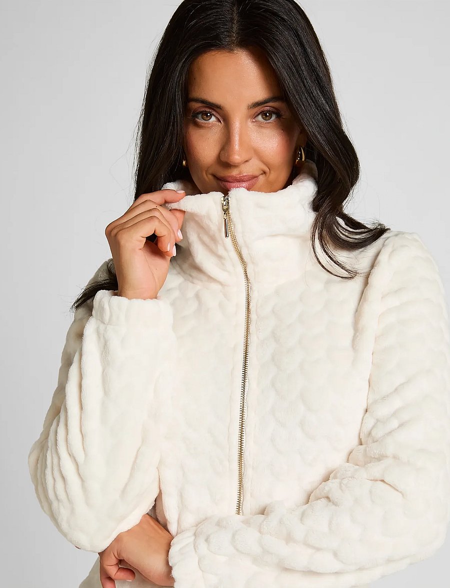 Hunkemöller - Onesie Cable Zip Up - pyjamas - gardenia - 4