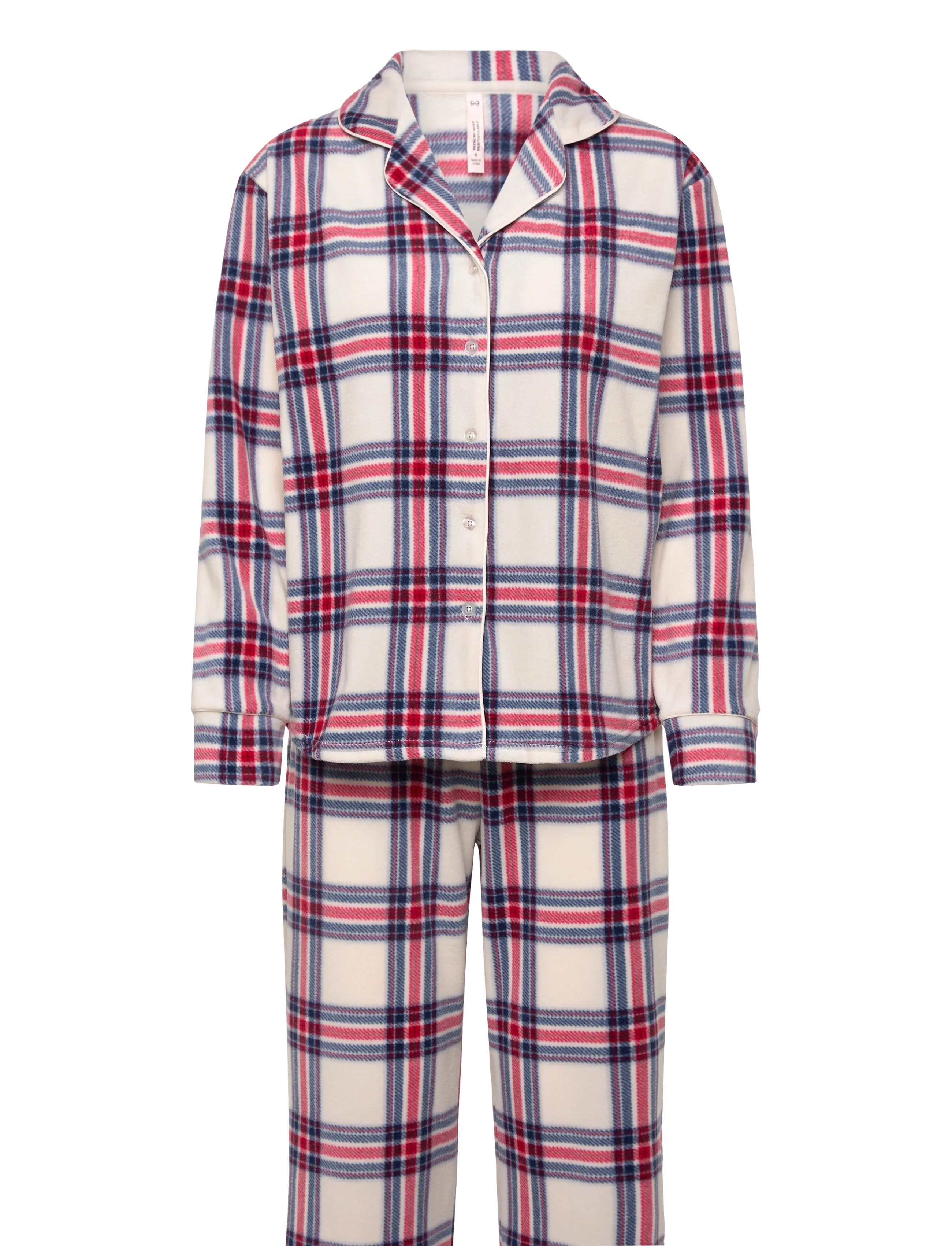 Pyjamaset Polar Fleece - GARDENIA