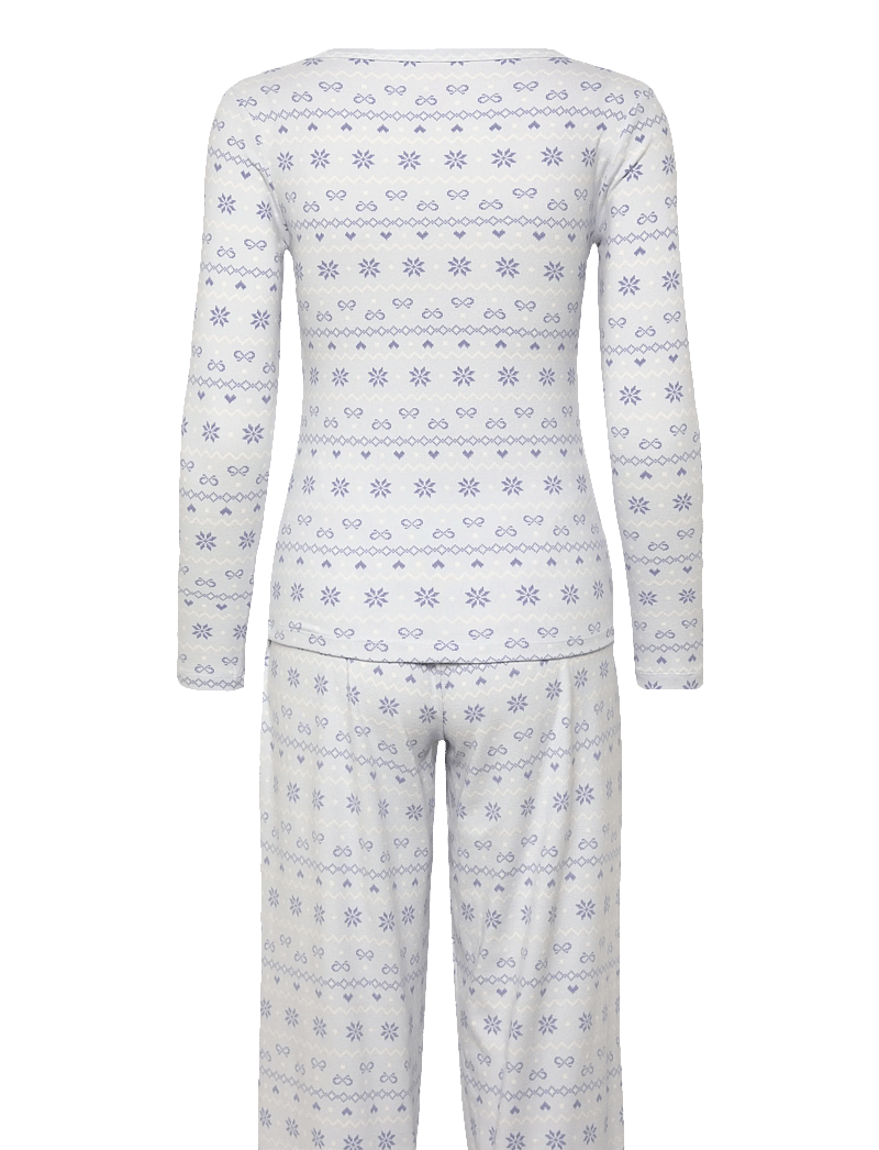 Hunkemöller - Pyjamaset Jersey Fairisle - pyjamas - blue heron - 1