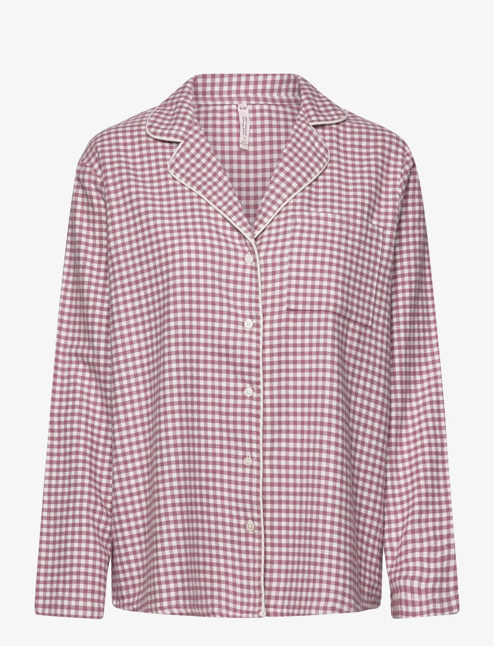Hunkemöller - Essentials Flannel Pyjama Top - Överdelar - wistful mauve - 1