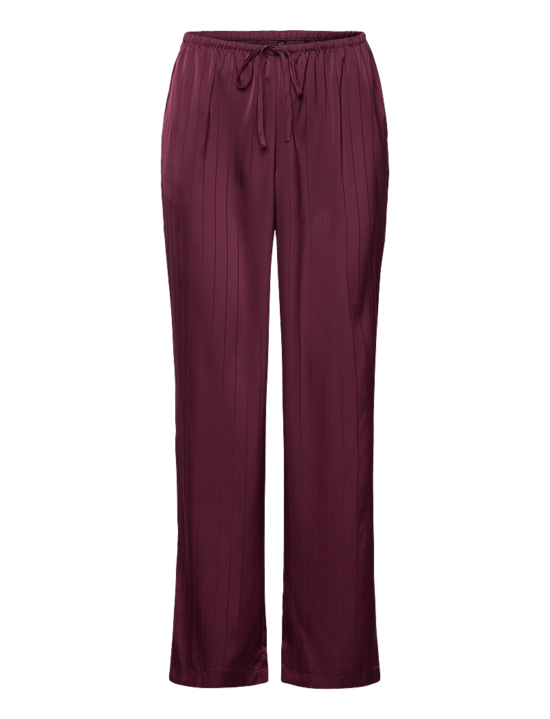 Hunkemöller - PJ LS SATIN PINSTRIPE - weihnachts-pyjamas - fig - 2