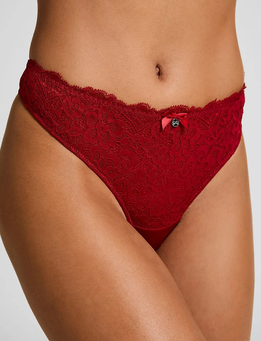 Hunkemöller - Marine String R - stringtrosor - chili pepper - 3