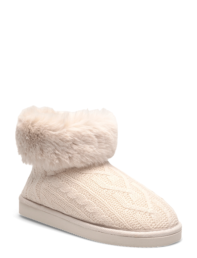 Hunkemöller - SAAR CABLE KNIT BOOT - alltags-style - hkm white - 0