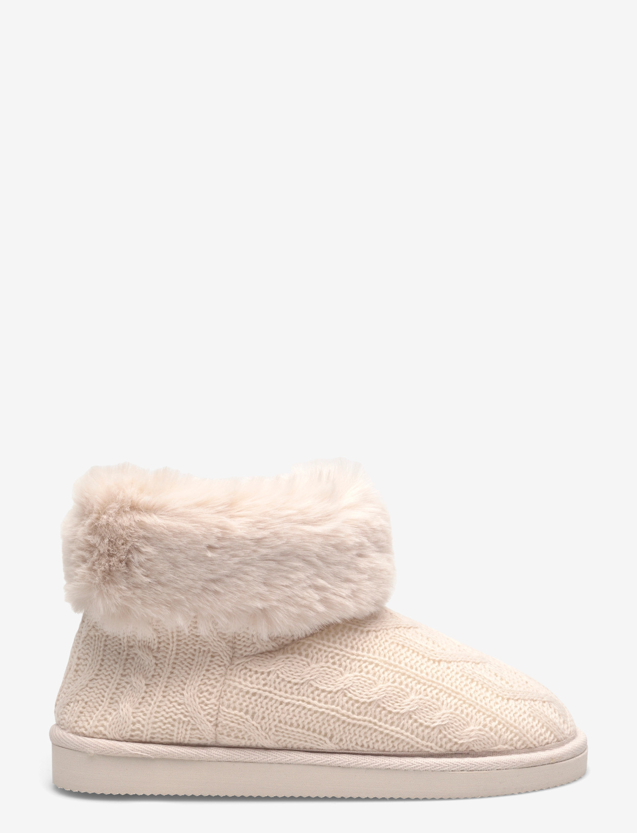 Hunkemöller - SAAR CABLE KNIT BOOT - vardagsstil - hkm white - 1