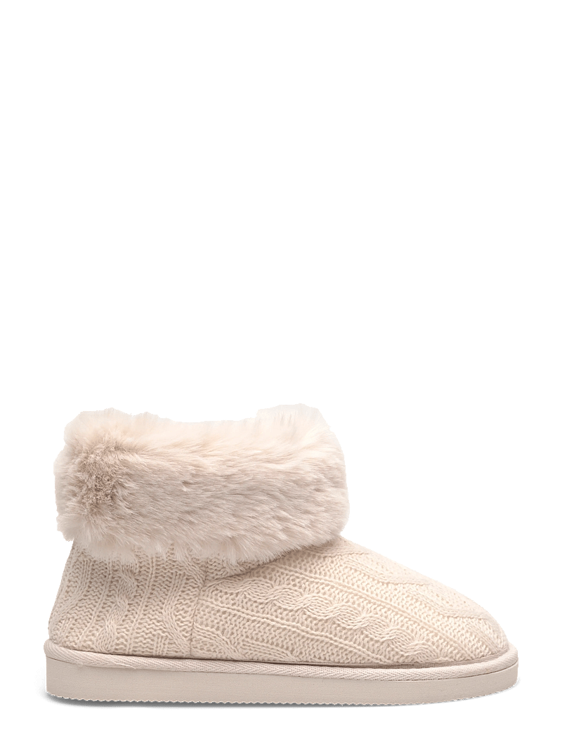 Hunkemöller - SAAR CABLE KNIT BOOT - alltags-style - hkm white - 1