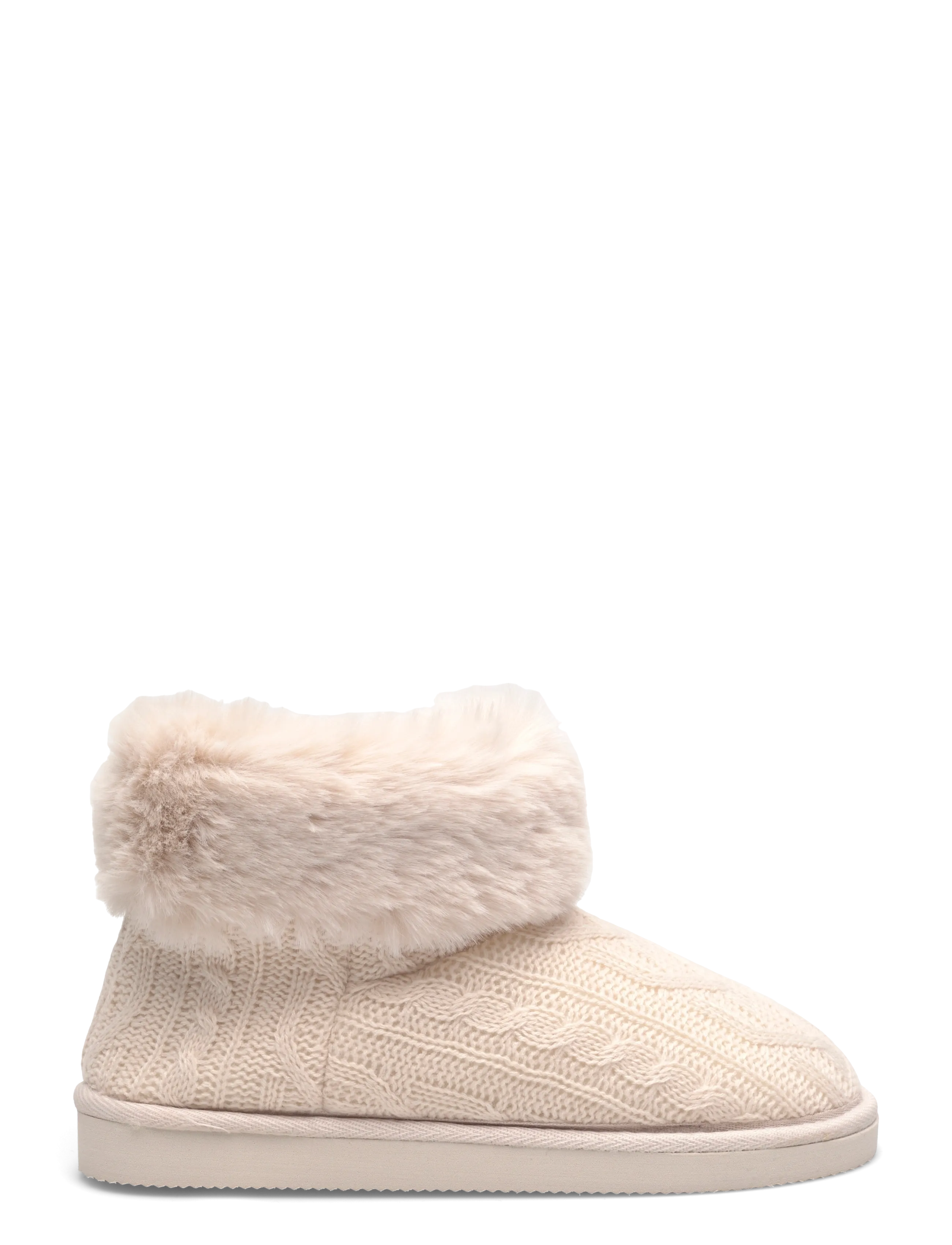 Hunkemöller - SAAR CABLE KNIT BOOT - everyday style - hkm white - 1