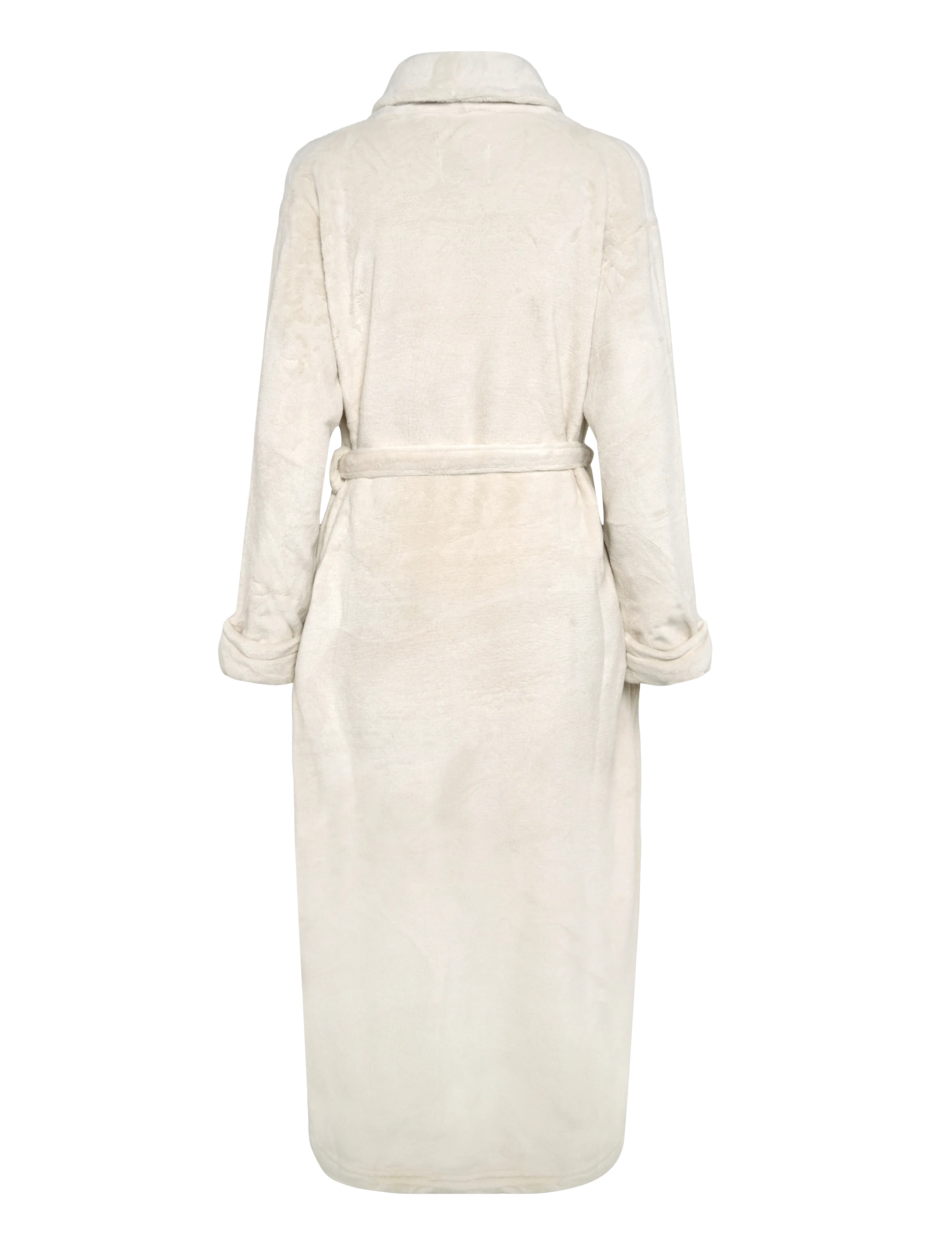 Hunkemöller - ROBE LONG SOFT FLEECE - bademäntel - whitecap gray - 2