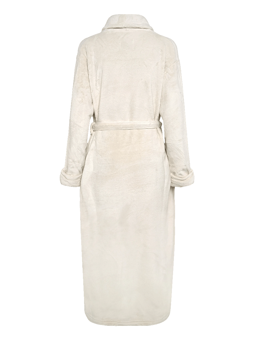 Hunkemöller - ROBE LONG SOFT FLEECE - bademäntel - whitecap gray - 2