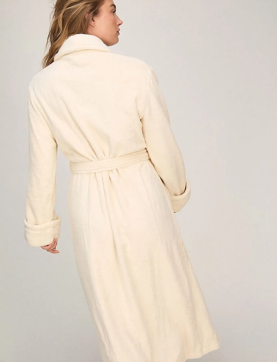 Hunkemöller - ROBE LONG SOFT FLEECE - bademäntel - whitecap gray - 4