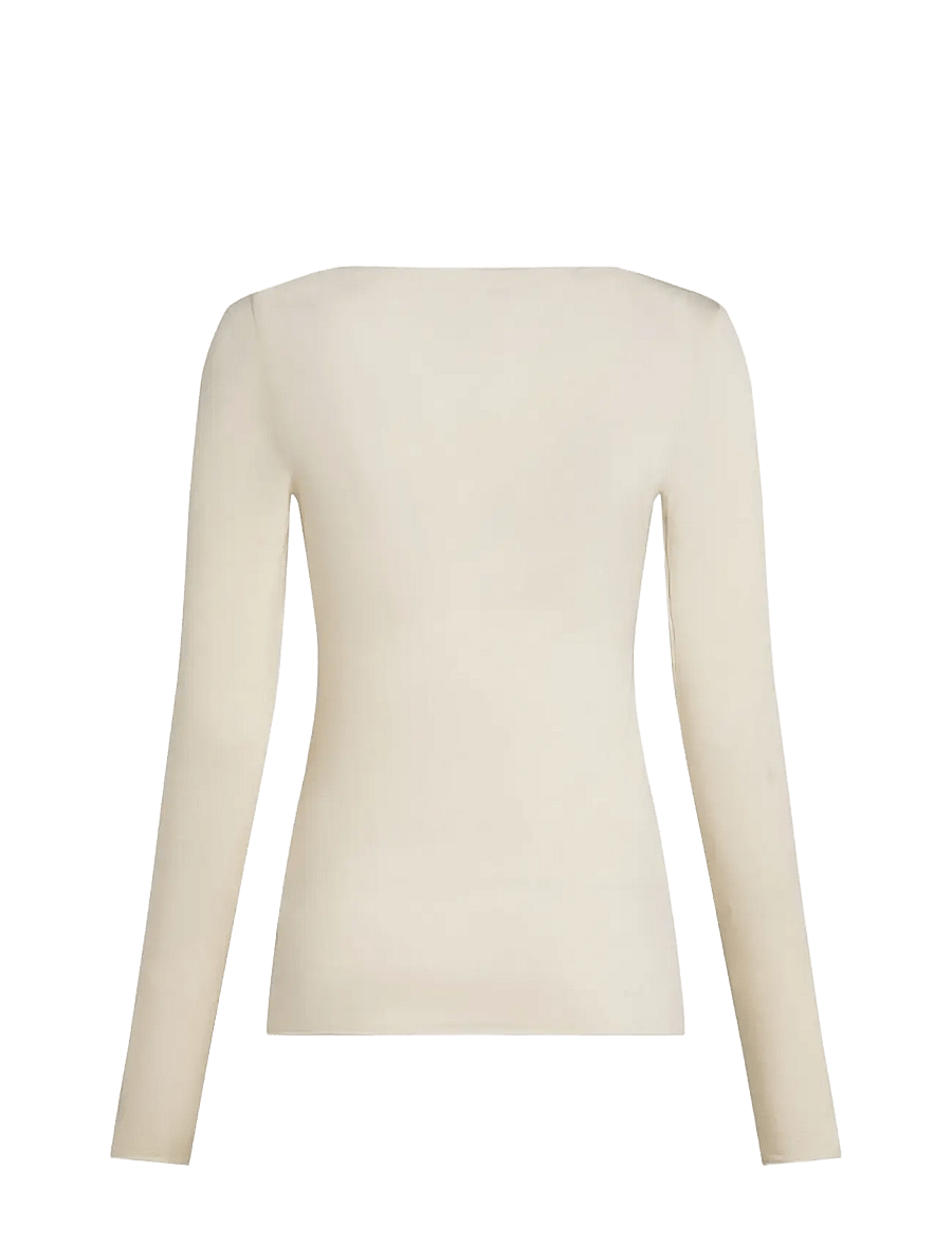 Hunkemöller - Top LS Boatneck Intimates - Överdelar - whitecap gray - 2