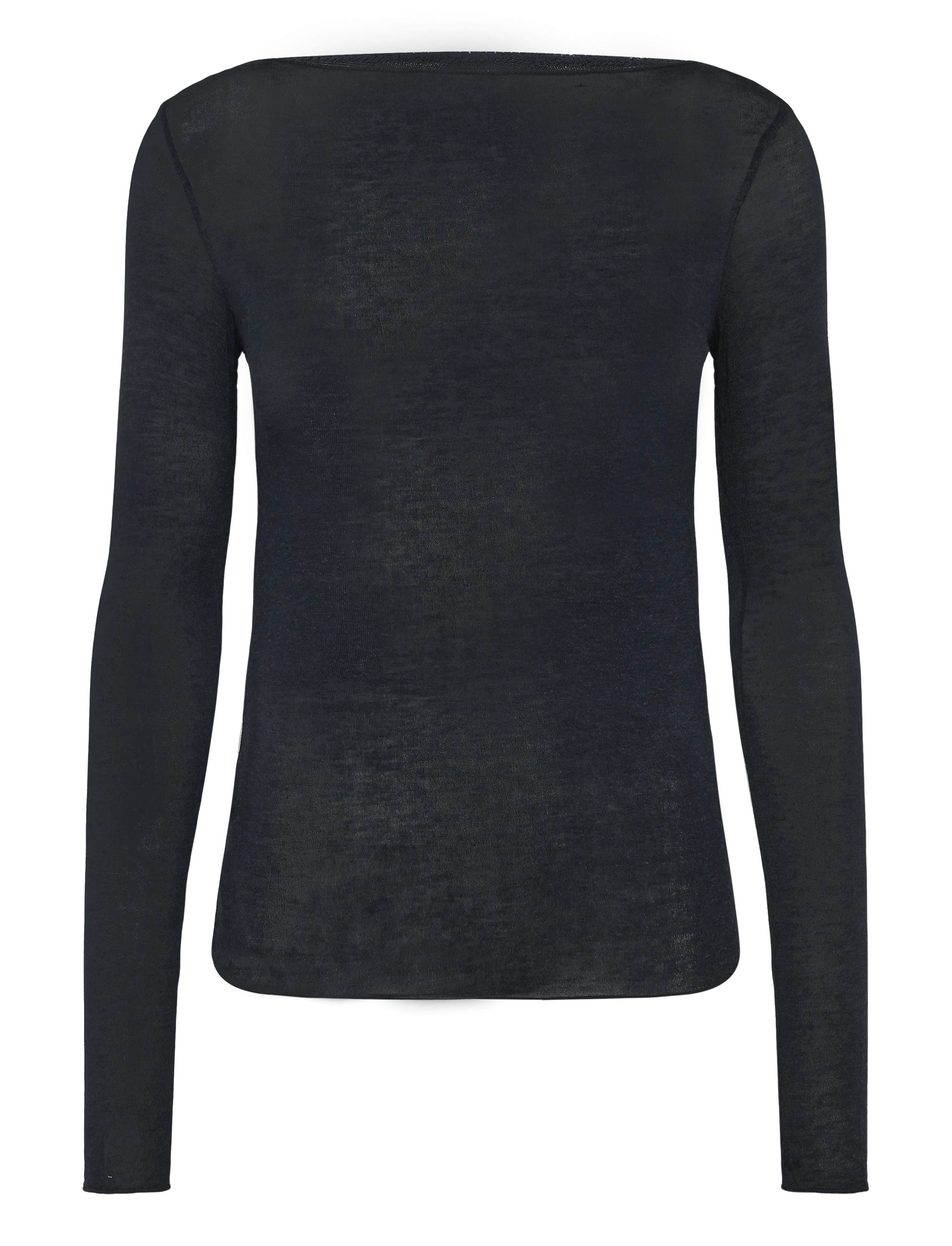 Hunkemöller TOP LS BOATNECK INTIMATES - Lingerie - CAVIAR / black
