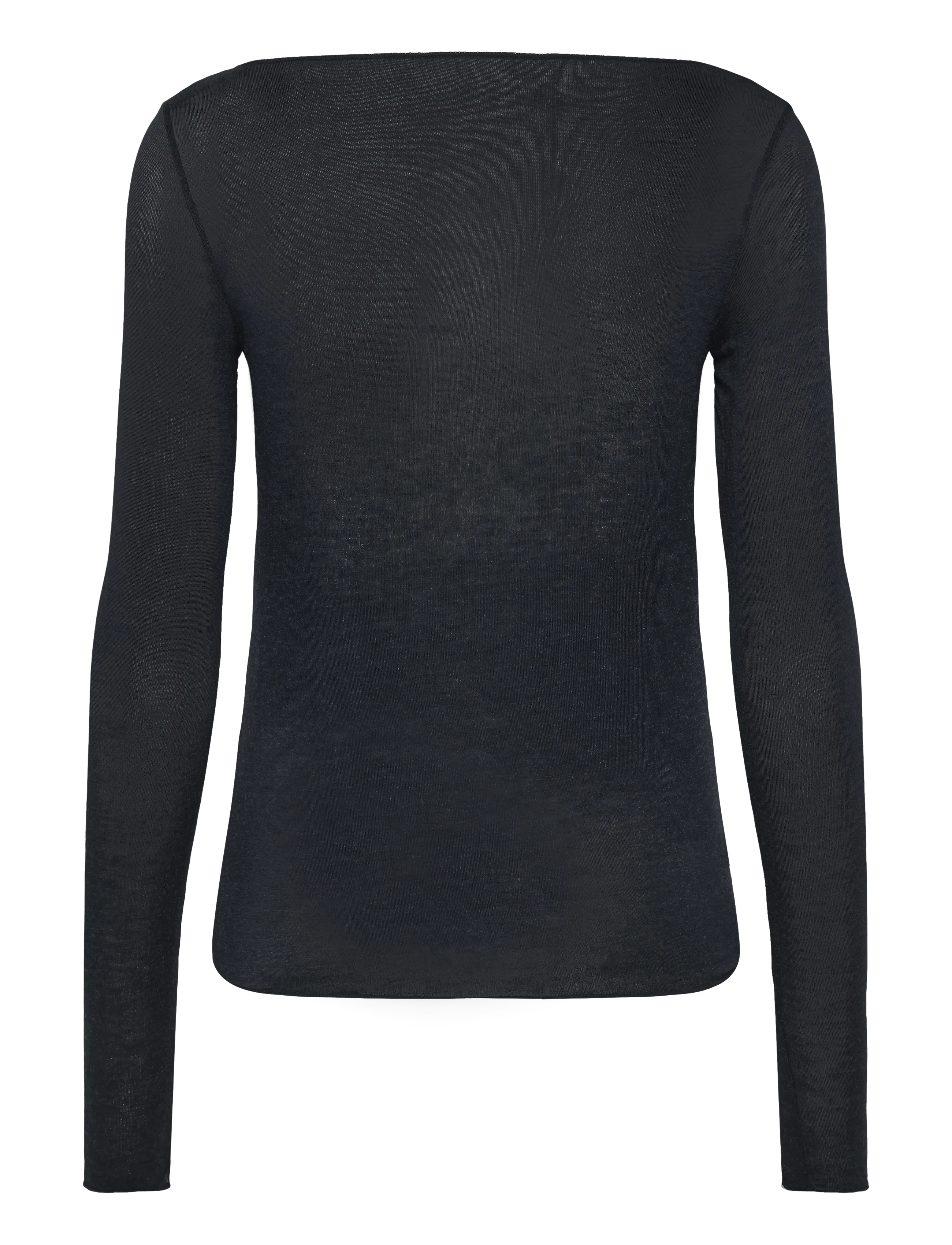 Hunkemöller - TOP LS BOATNECK INTIMATES - oberteile - caviar - 2